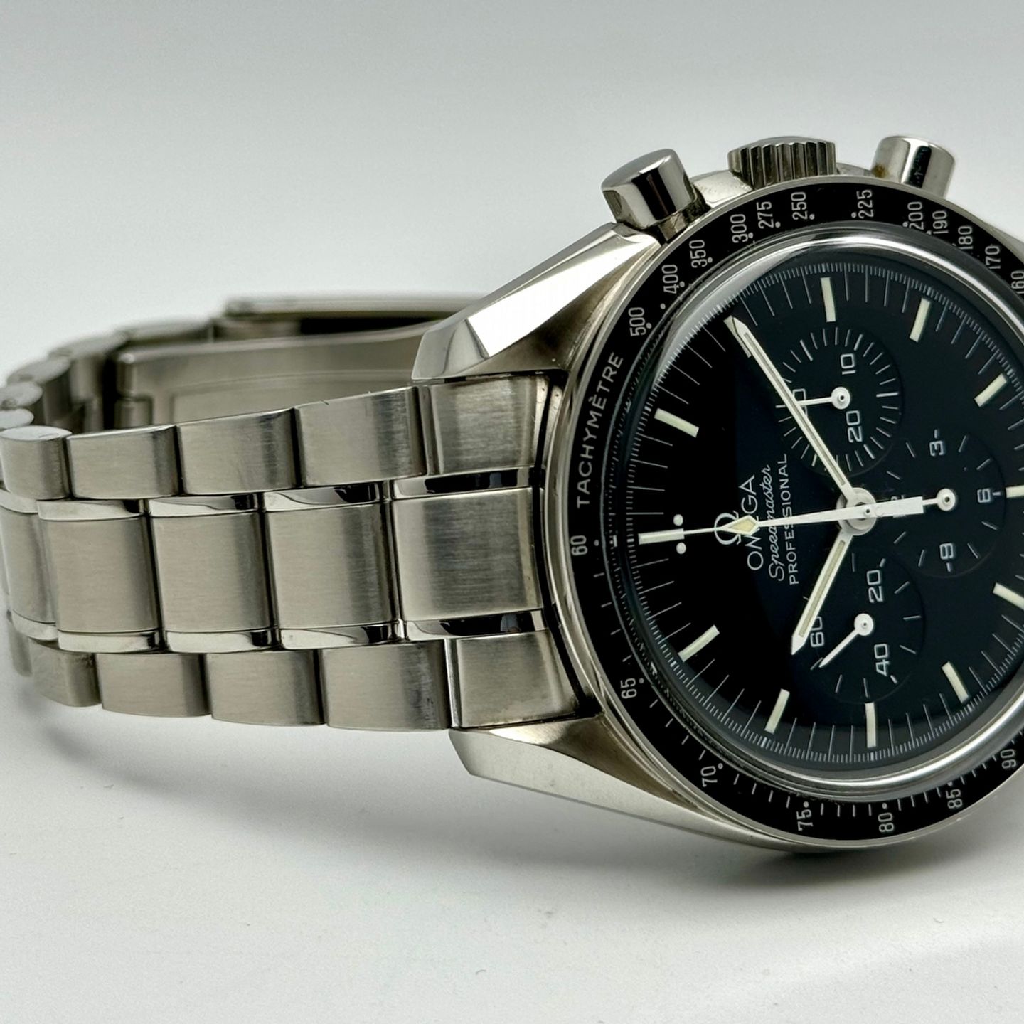 Omega Speedmaster Professional Moonwatch 3572.50.00 (1998) - Zwart wijzerplaat 42mm Staal (9/10)