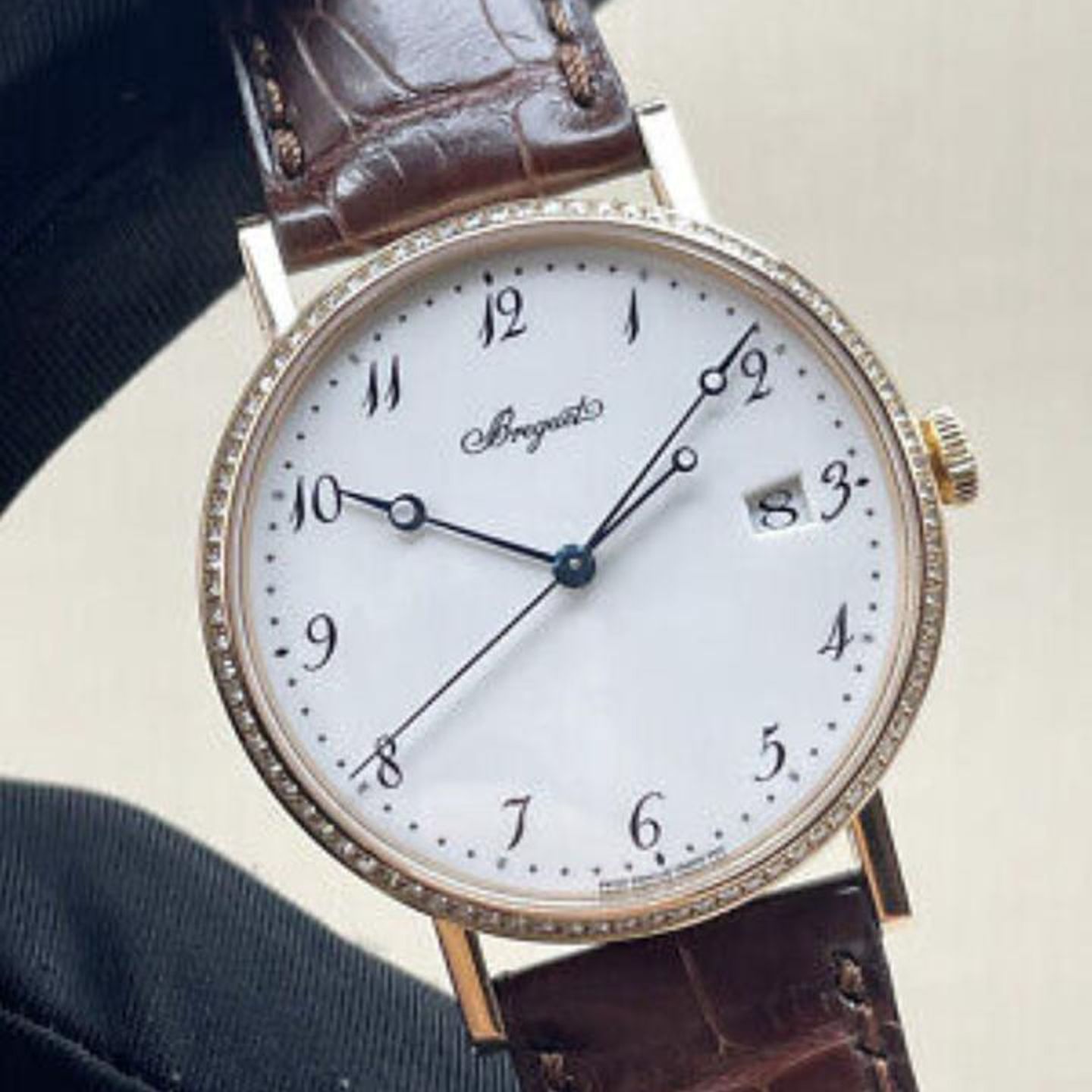 Breguet Classique 5178br/29/9v6.d000 (2025) - Wit wijzerplaat 38mm Roségoud (1/1)