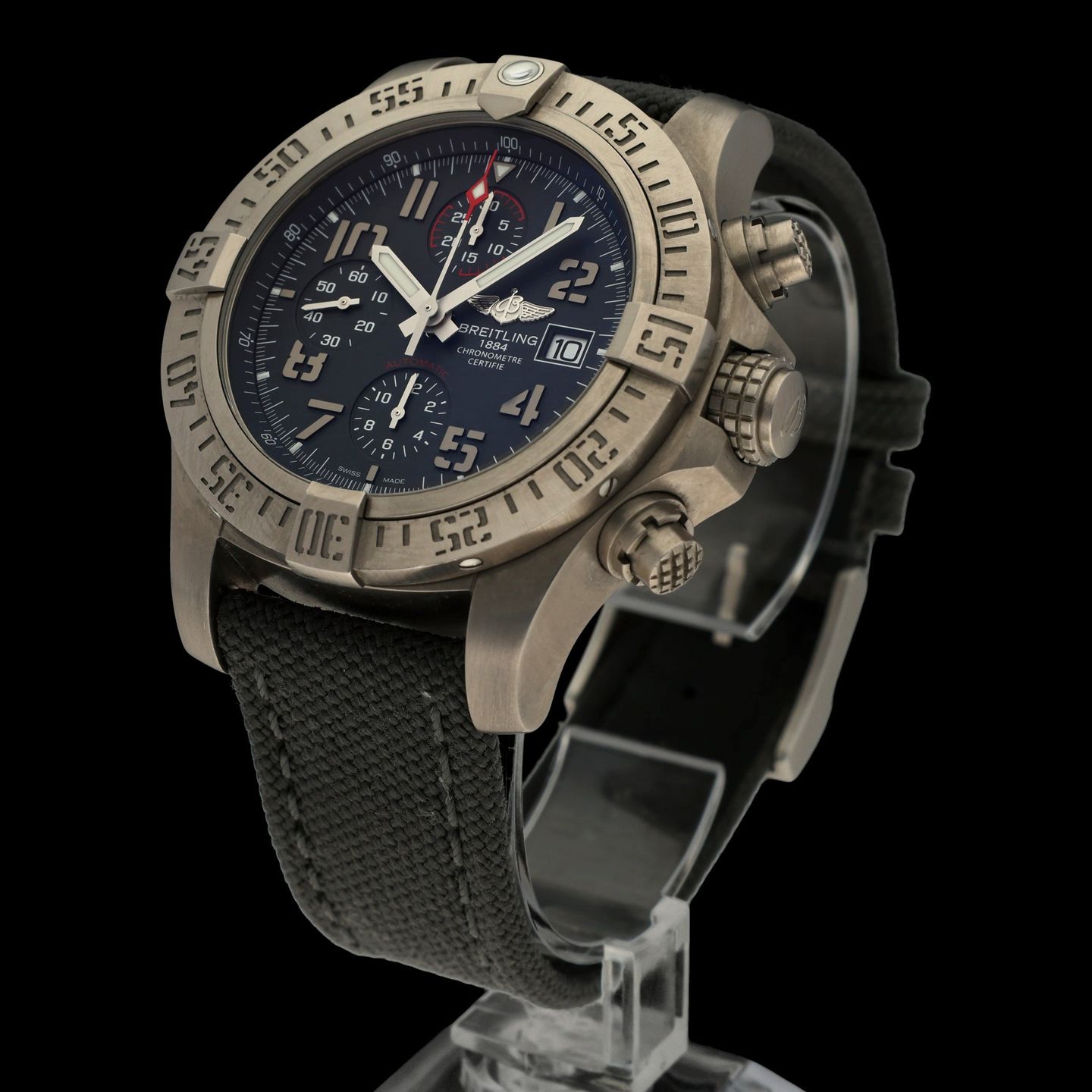 Breitling Avenger Bandit E13383 (2018) - 45 mm Titanium case (5/8)