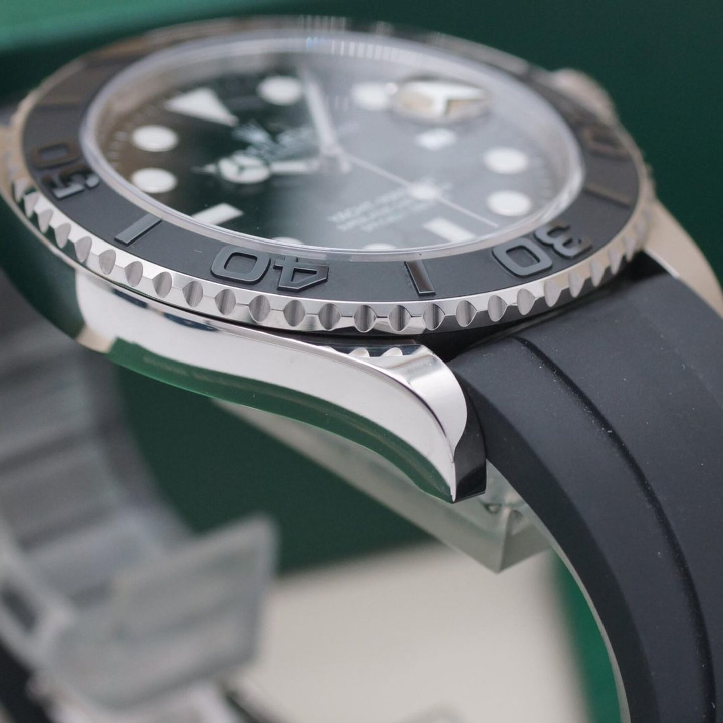 Rolex Yacht-Master 42 226659 (2020) - Black dial 42 mm White Gold case (8/8)