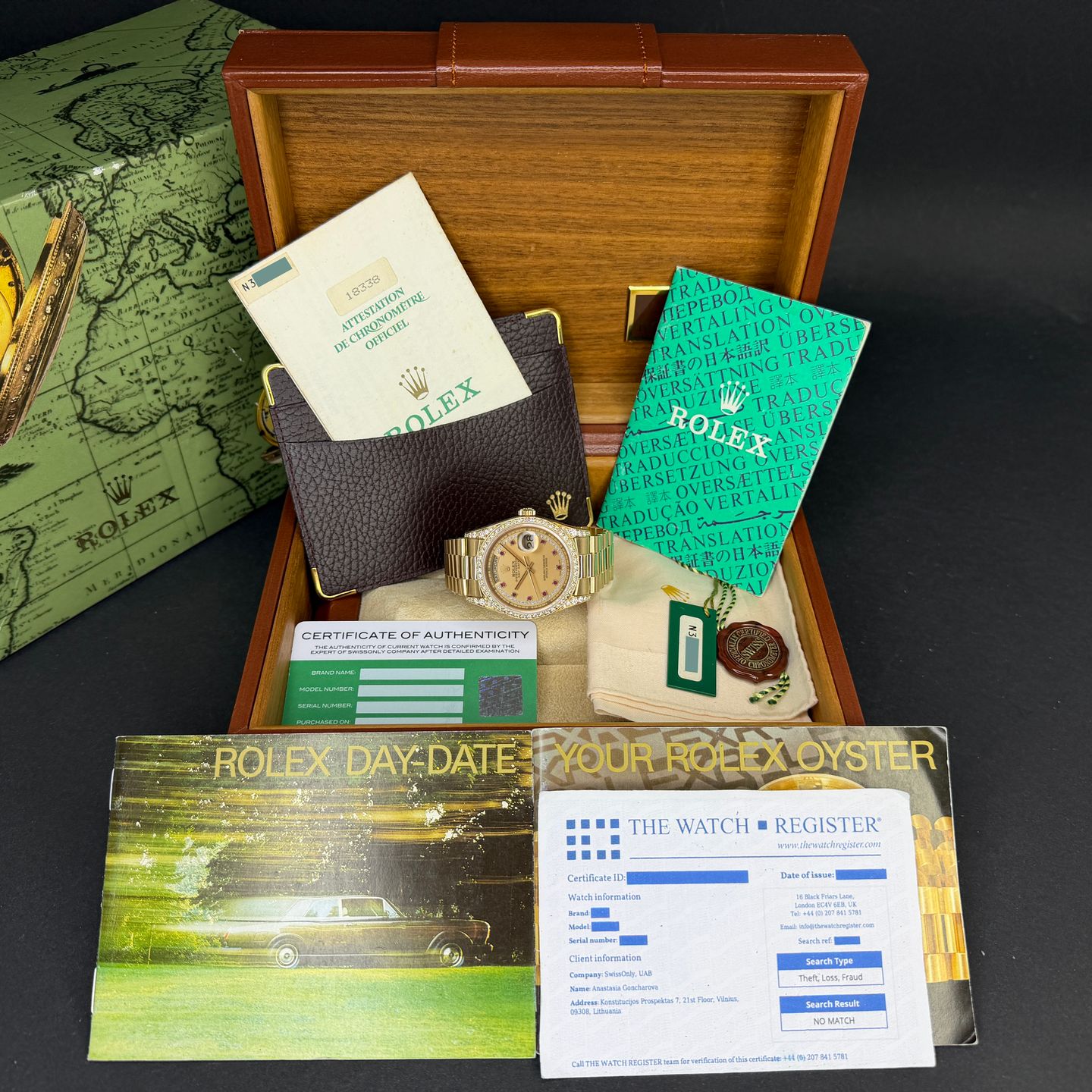Rolex Day-Date 36 18338 (1991) - 36mm Geelgoud (3/8)