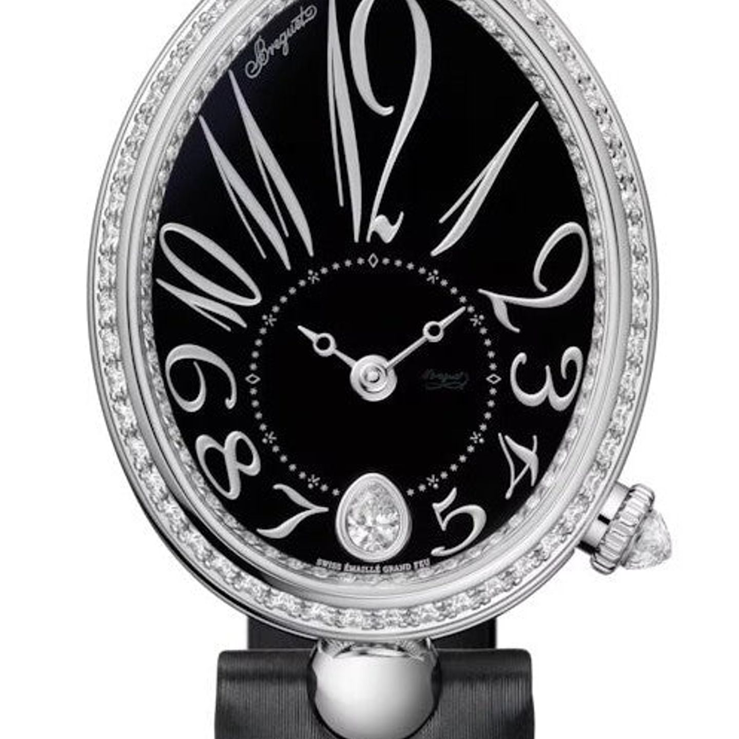 Breguet Reine de Naples 8918BB/2N/764/D00D (2026) - Black dial 37 mm White Gold case (1/1)
