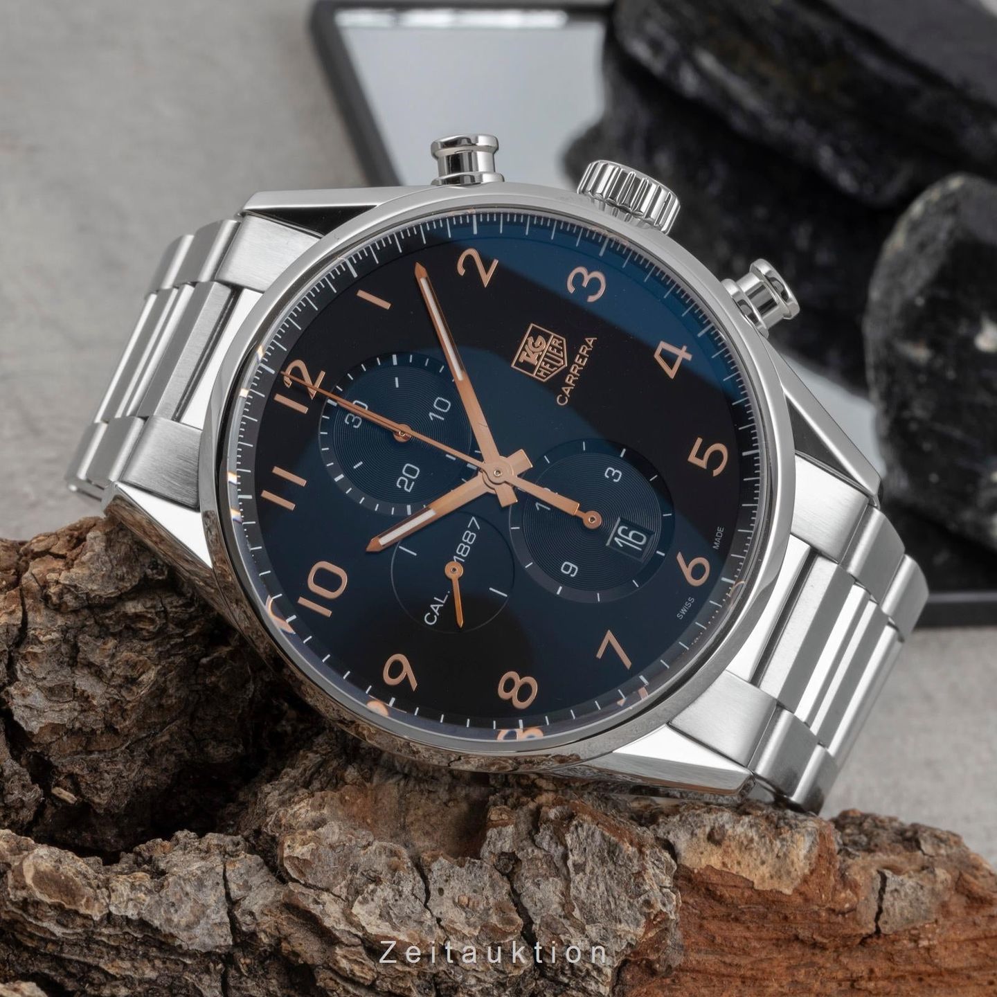 TAG Heuer Carrera Calibre 1887 CAR2014 (2015) - 43mm Staal (2/8)