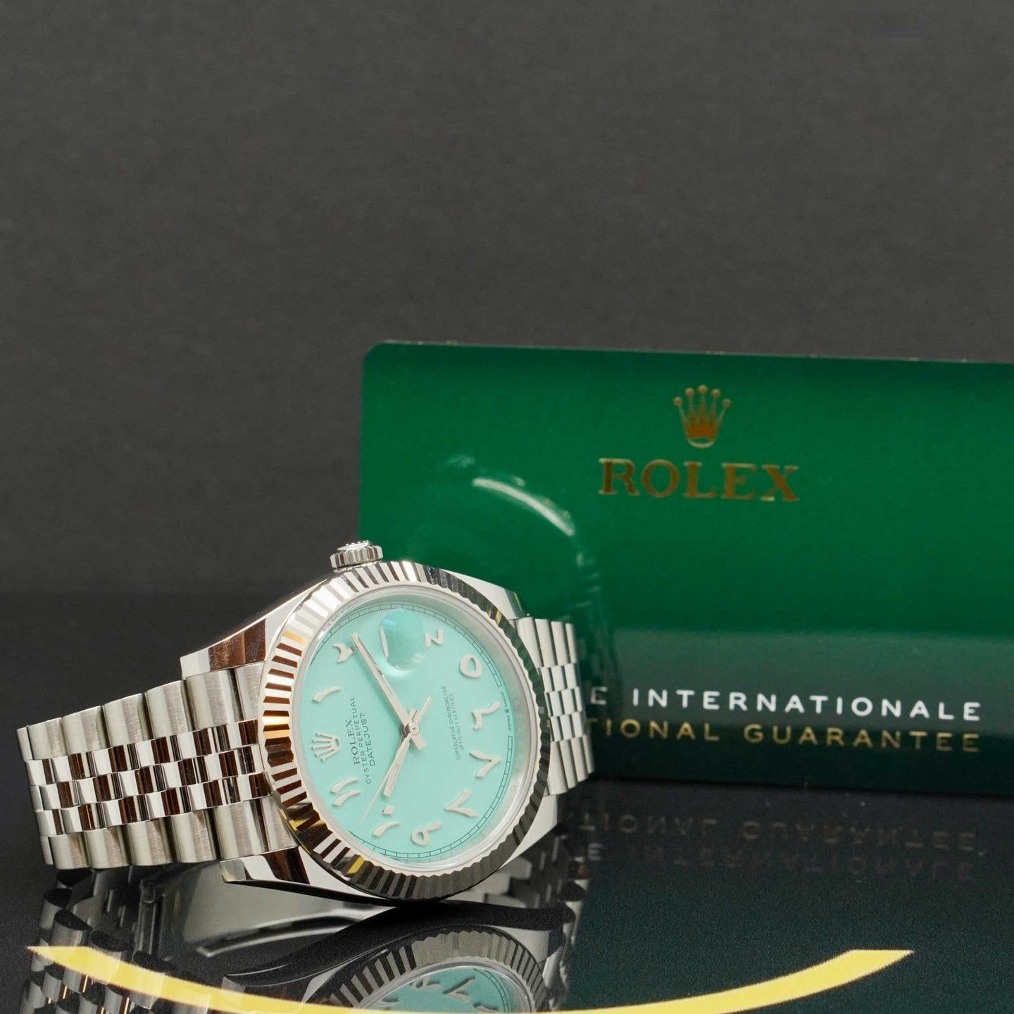 Rolex Datejust 41 126334 (2024) - Turquoise wijzerplaat 41mm Staal (4/7)