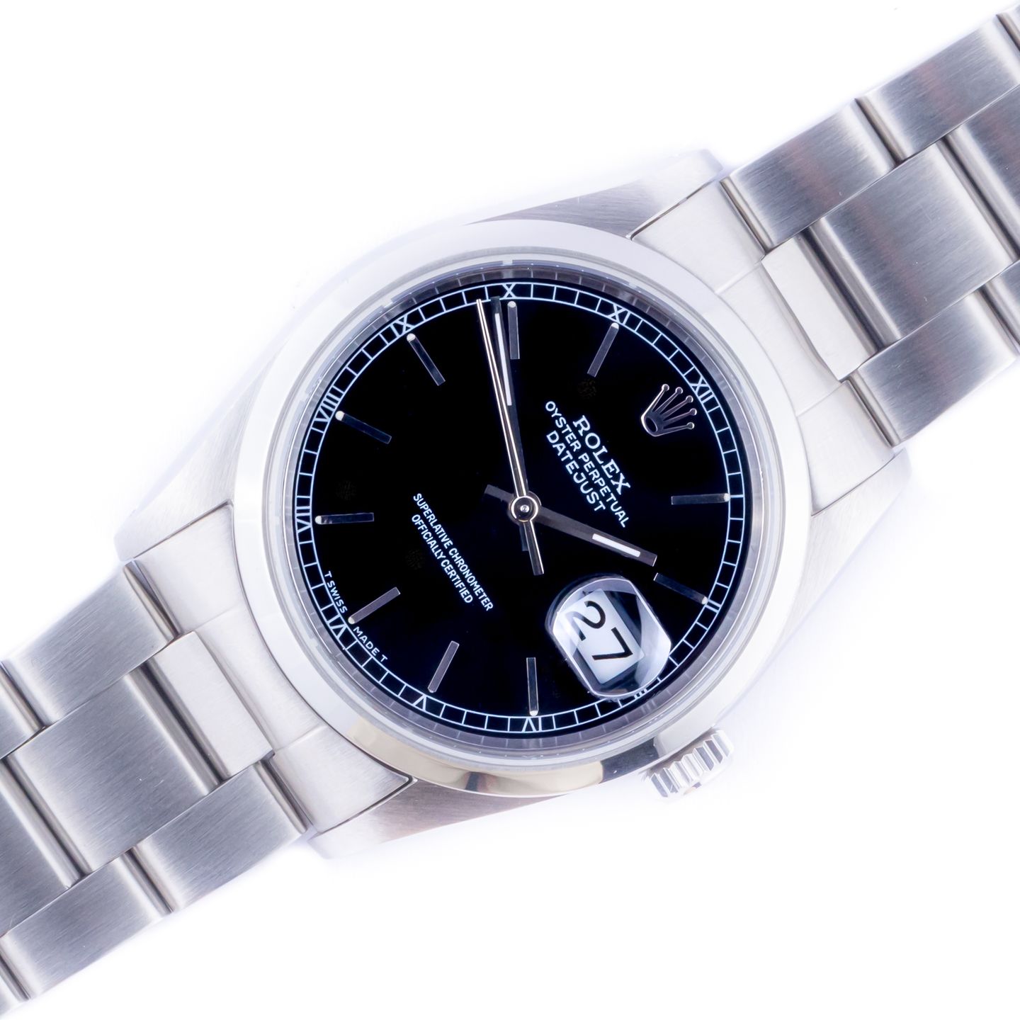 Rolex Datejust 36 16220 (1991) - 36mm Staal (1/7)