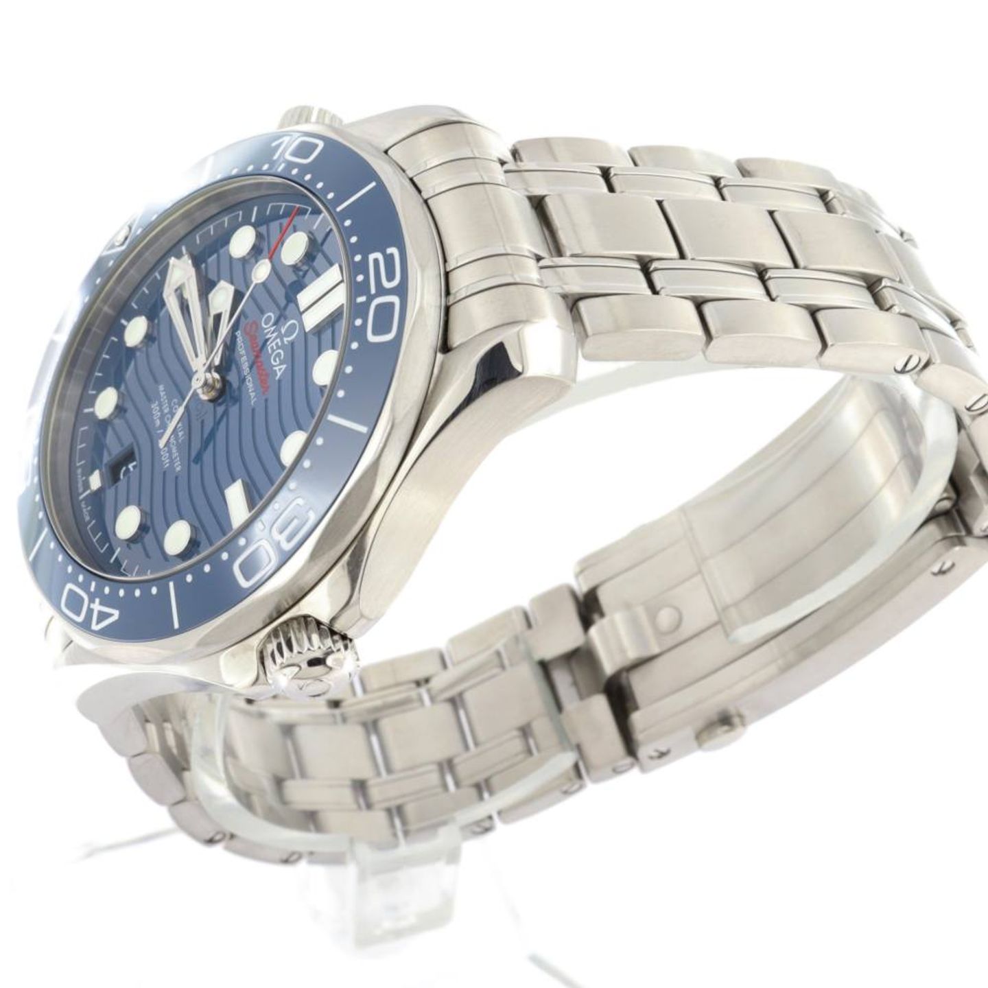 Omega Seamaster Diver 300 M 210.30.42.20.03.001 (2020) - Blue dial 42 mm Steel case (2/8)