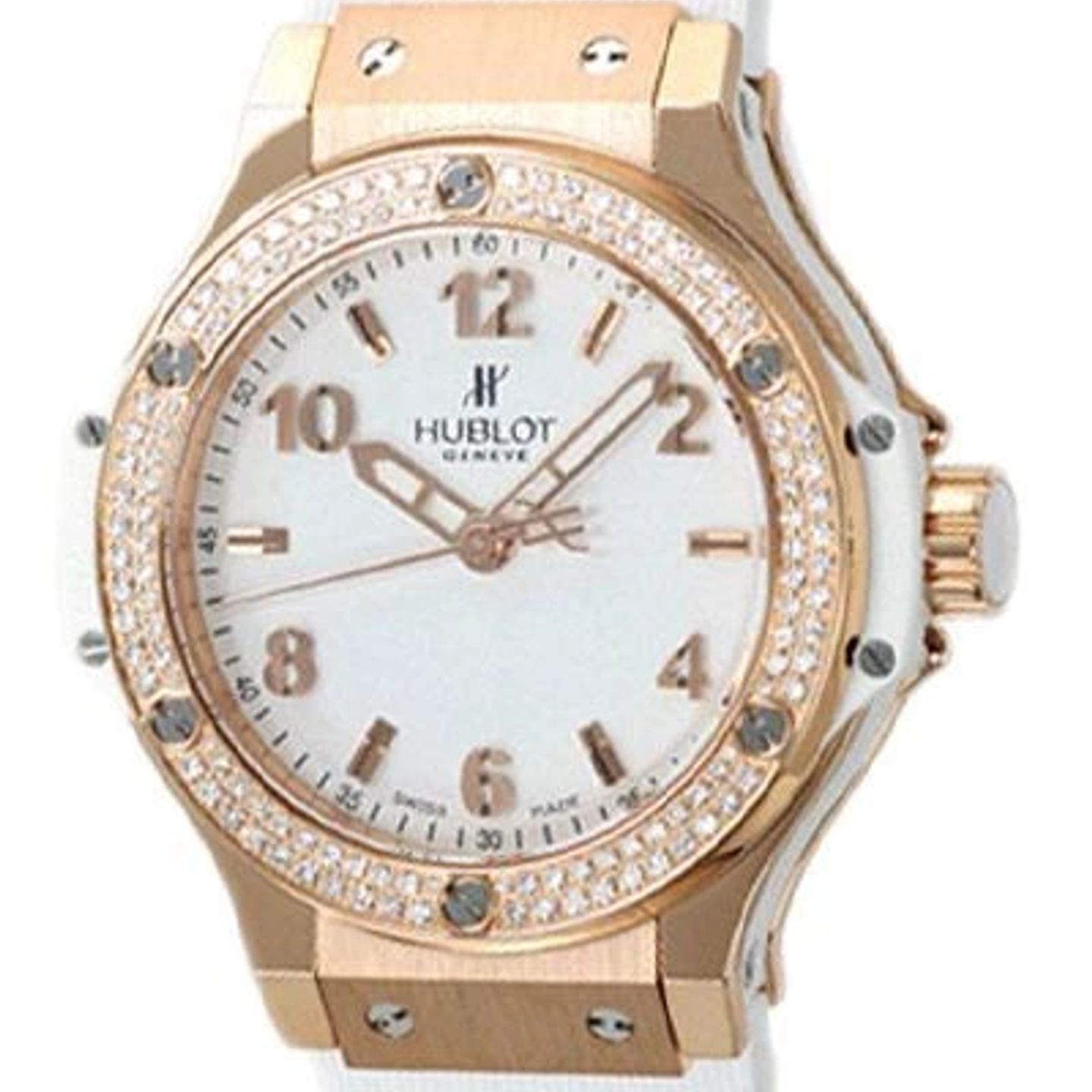 Hublot Big Bang 38 mm 361.PE.2010.RW.1104 (2024) - White dial 38 mm Rose Gold case (2/2)