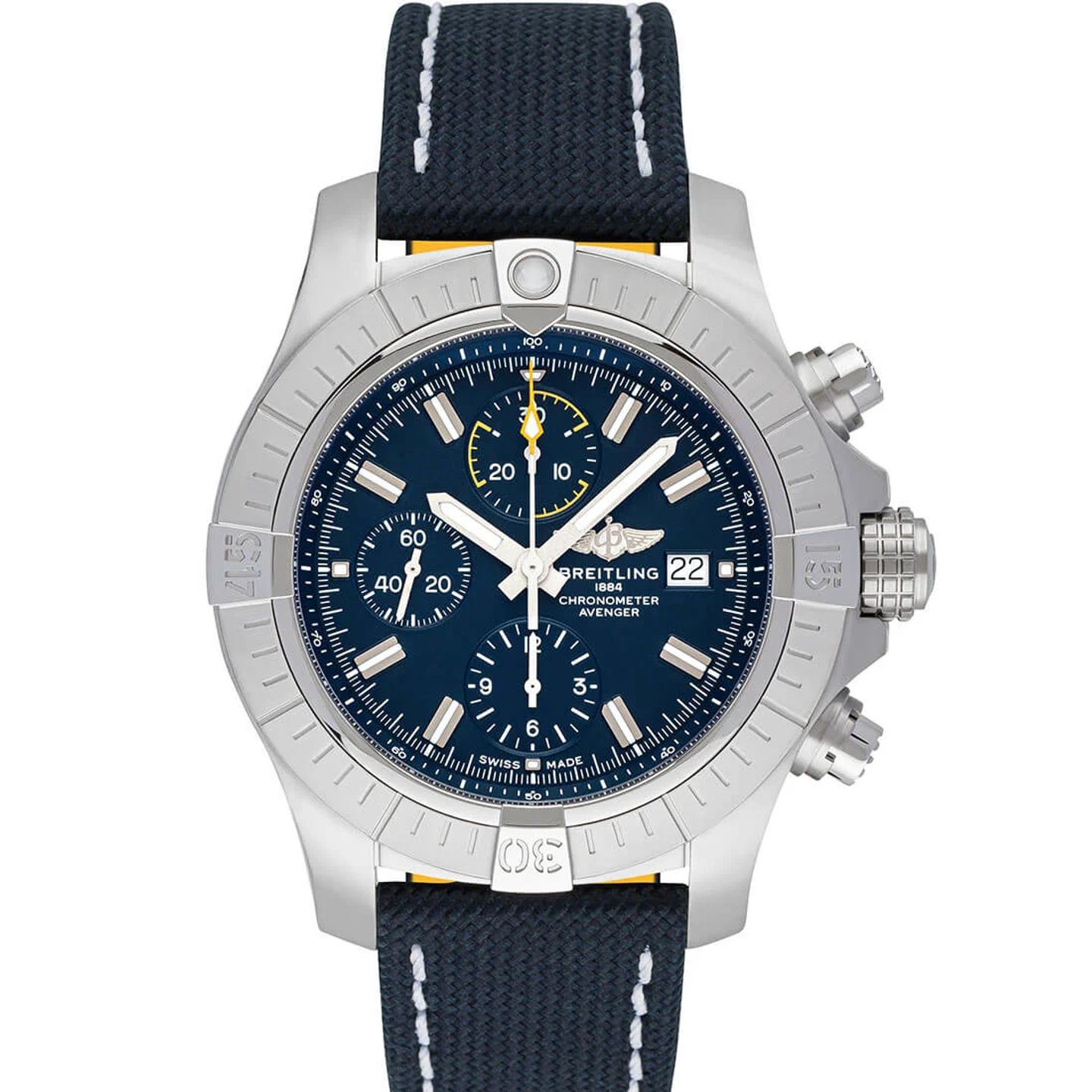 Breitling Avenger A13317101C1X1 (2023) - Blauw wijzerplaat 45mm Staal (1/2)