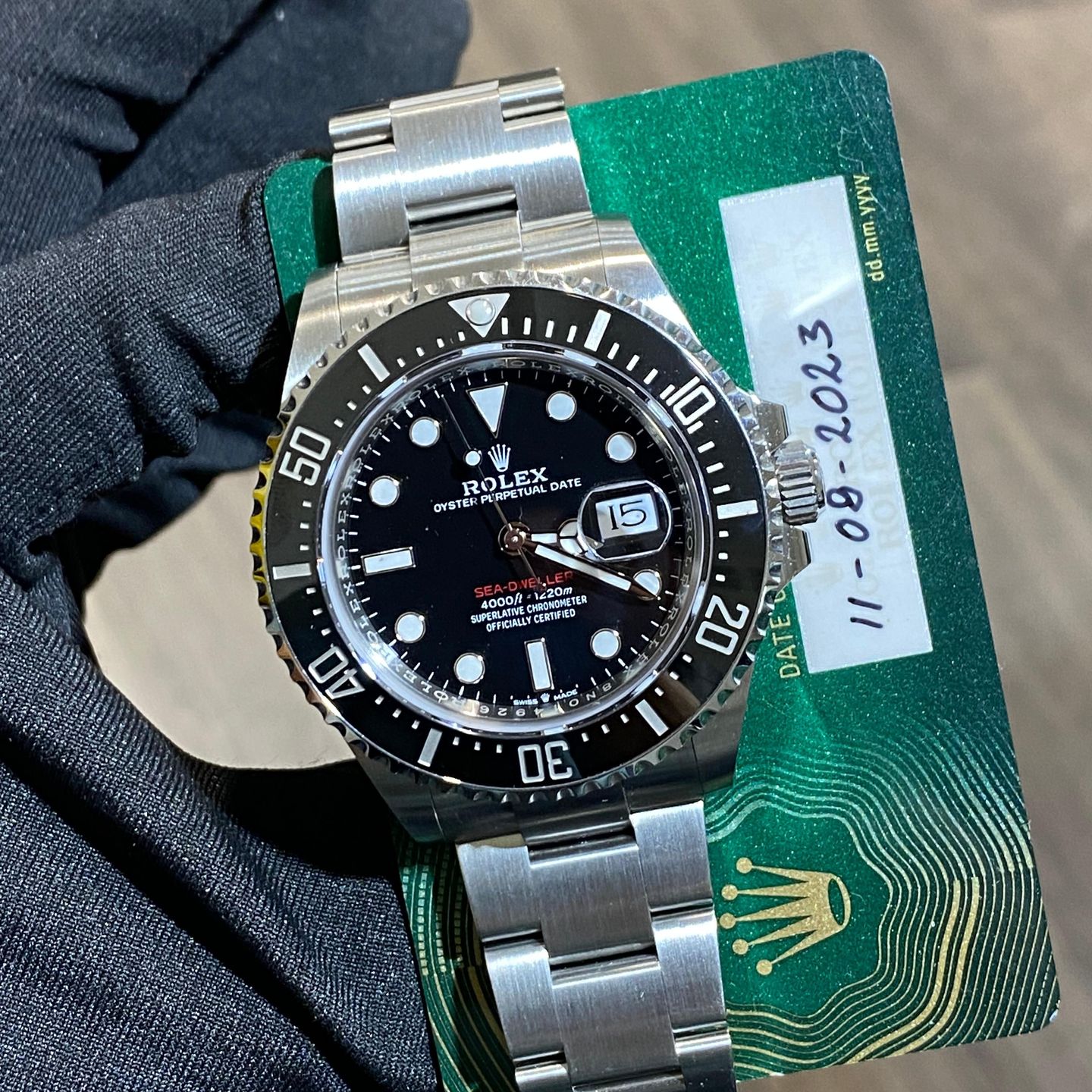 Rolex Sea-Dweller 126600 (2023) - Zwart wijzerplaat 43mm Staal (1/1)