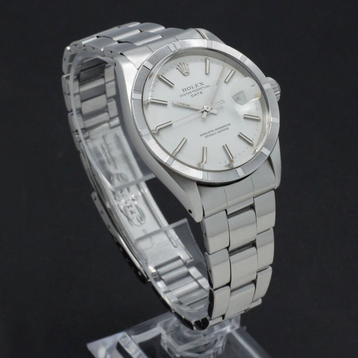 Rolex Oyster Perpetual Date 1501 (1971) - White dial 34 mm Steel case (3/7)