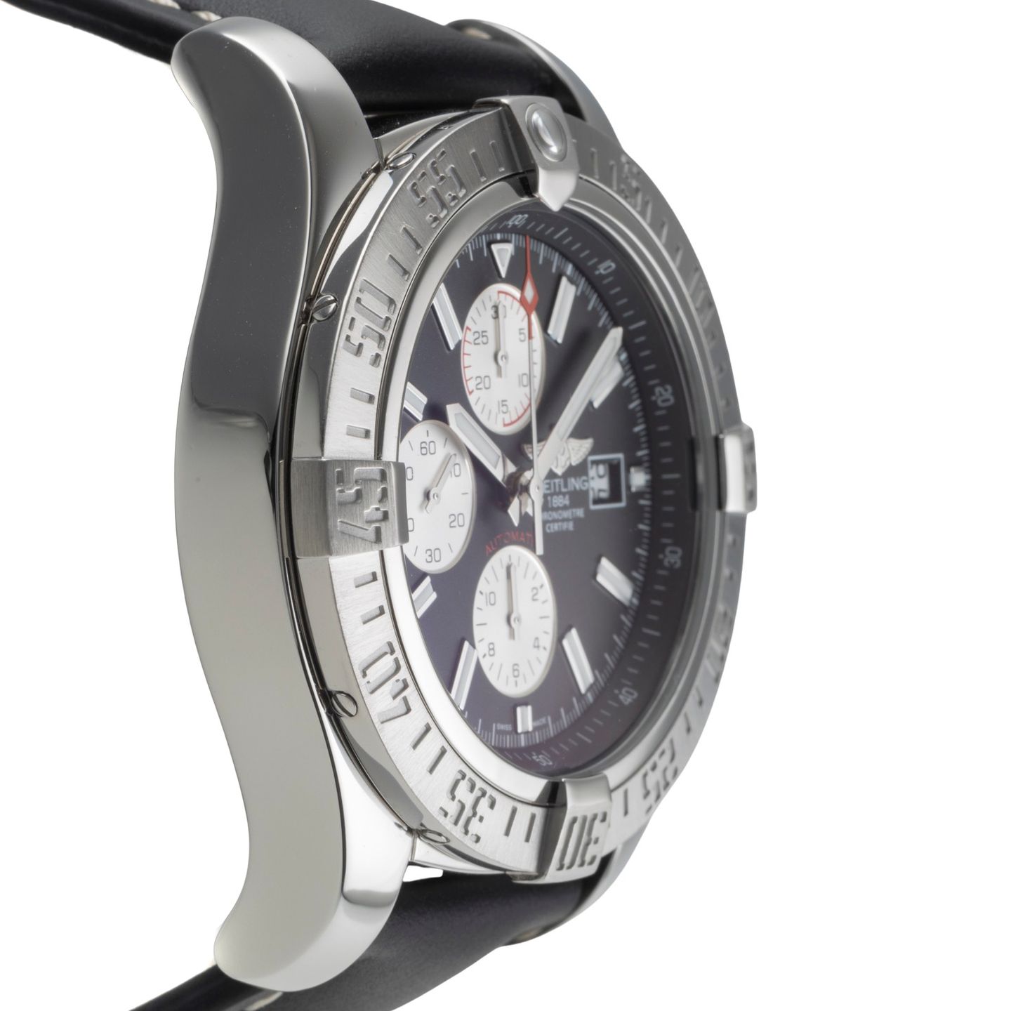 Breitling Super Avenger II A13371 (Onbekend (willekeurig serienummer)) - 48mm Staal (7/8)