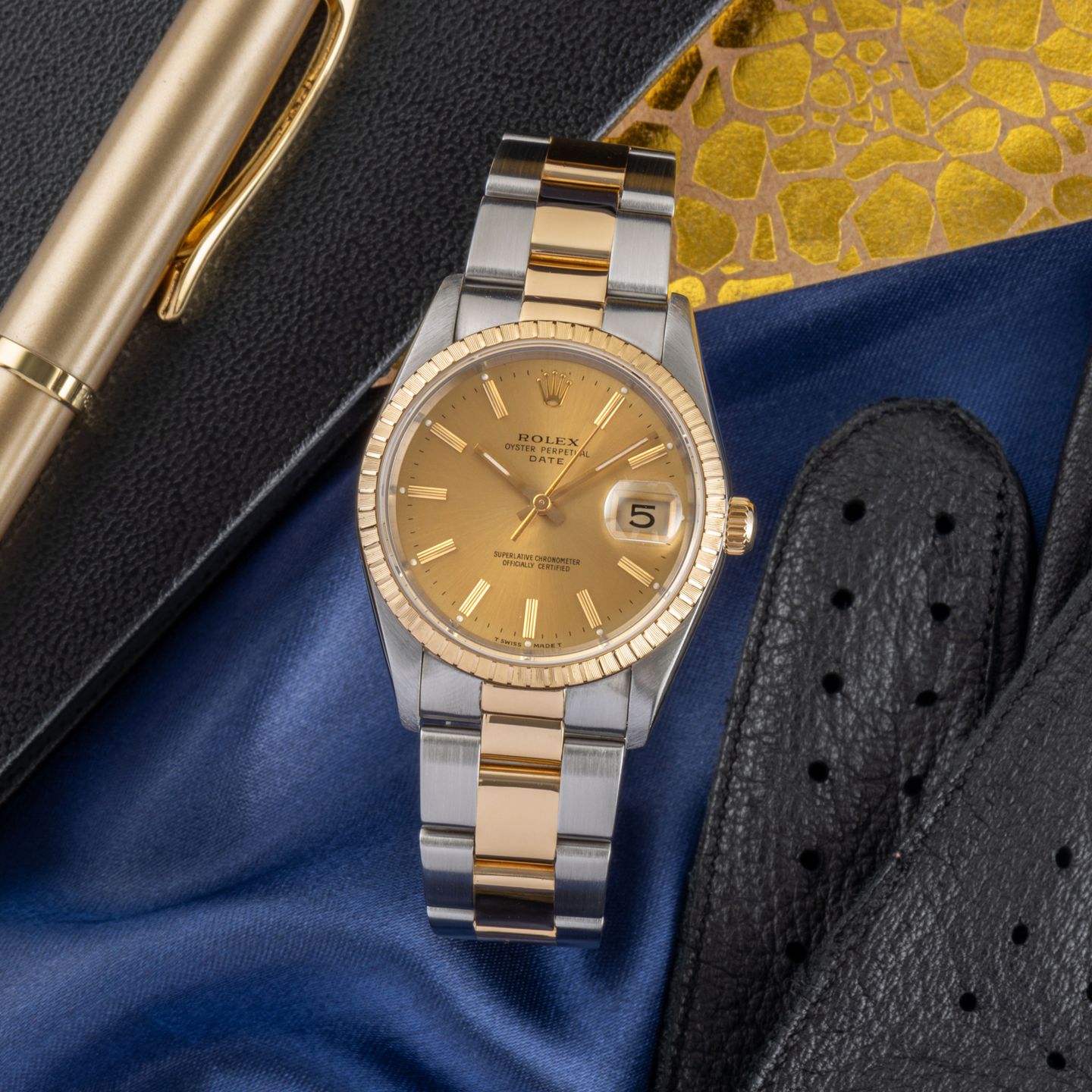 Rolex Oyster Perpetual Date 15223 - (1/8)