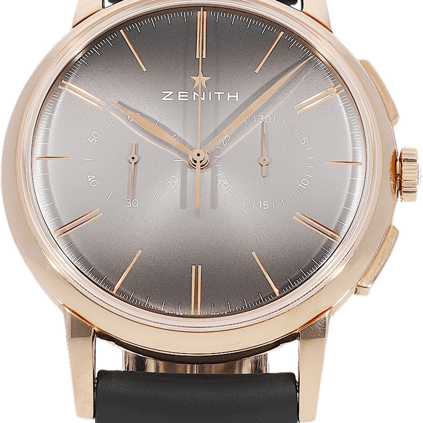 Zenith Elite Chronograph Classic 18.2270.4069/18.C498 (2021) - Grey dial 42 mm Rose Gold case (2/5)