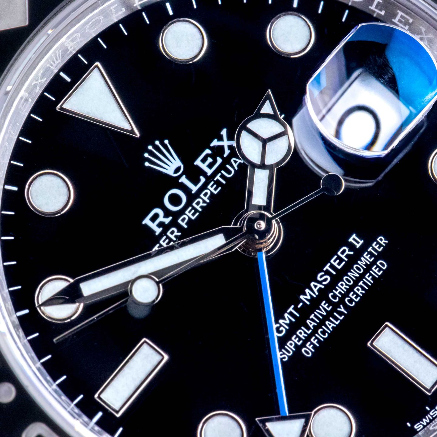 Rolex GMT-Master II 126710BLNR (2022) - Zwart wijzerplaat 40mm Staal (2/8)