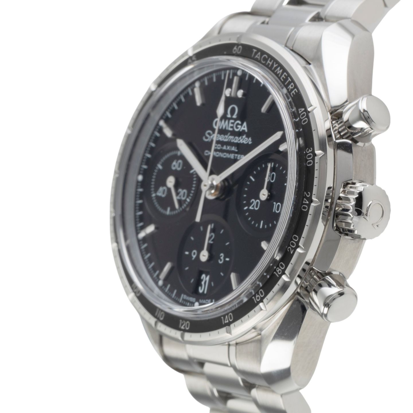 Omega Speedmaster 324.30.38.50.01.001 (2023) - Black dial 38 mm Steel case (6/8)