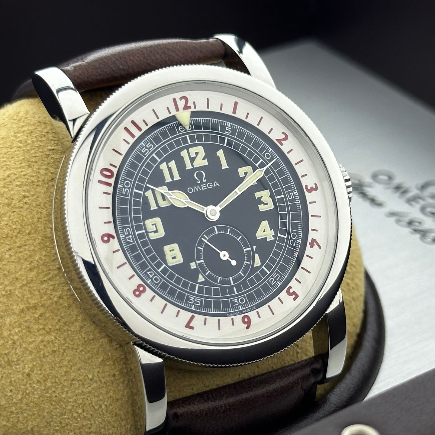 Omega Museum 5700.50.07 (Onbekend (willekeurig serienummer)) - Zwart wijzerplaat 40mm Staal (5/8)