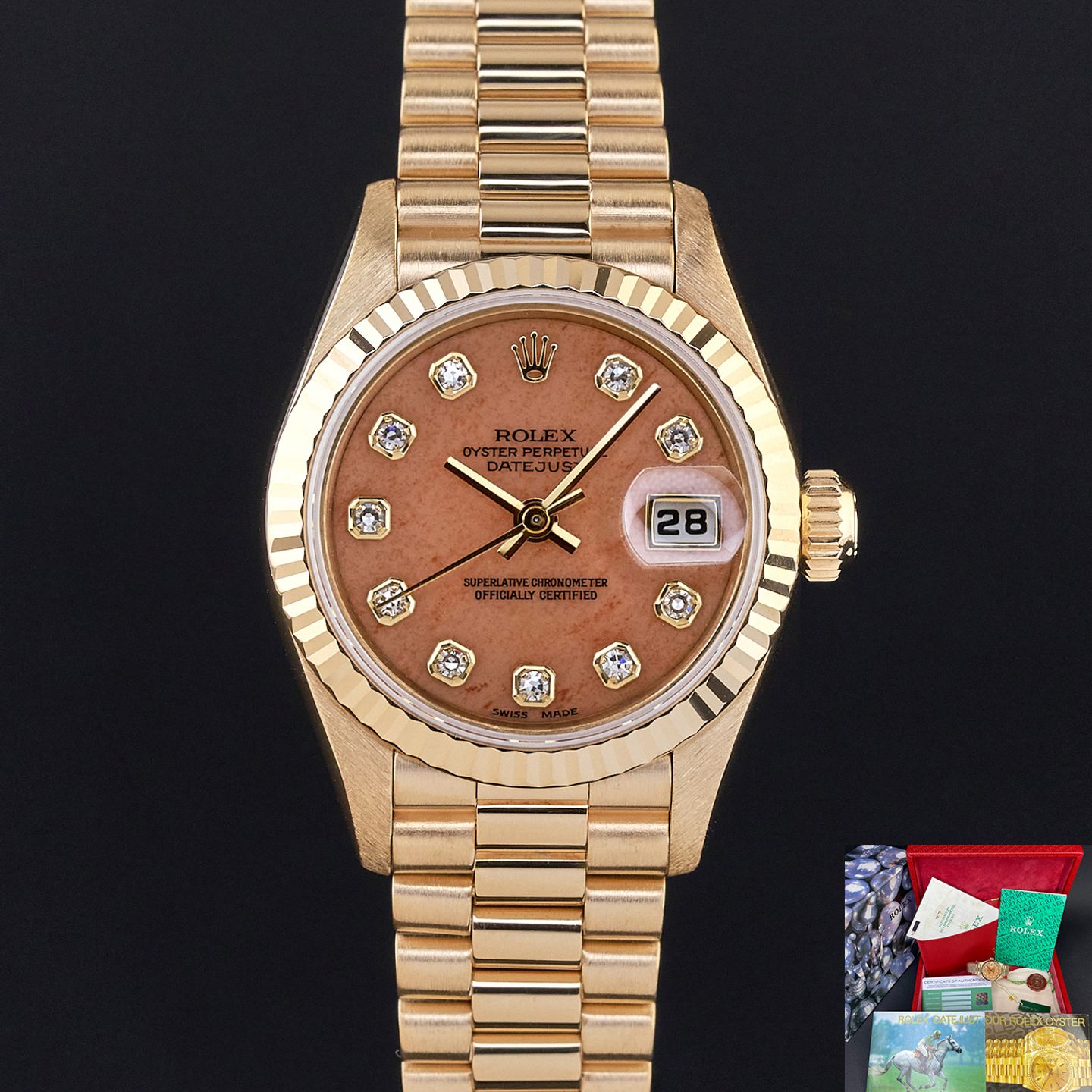 Rolex Lady-Datejust 79178 (1997) - 26 mm Yellow Gold case (1/7)