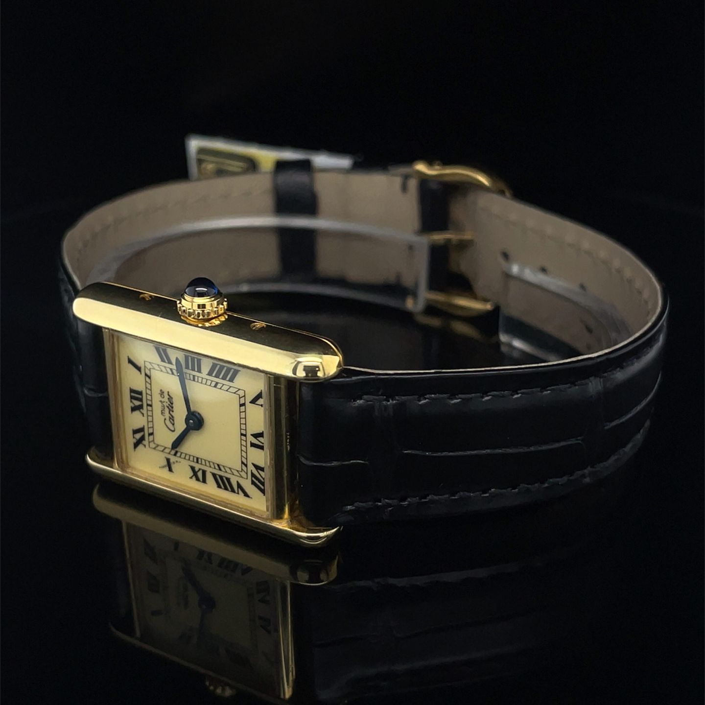 Cartier Tank Vermeil 1613 / W1003153 - (5/8)