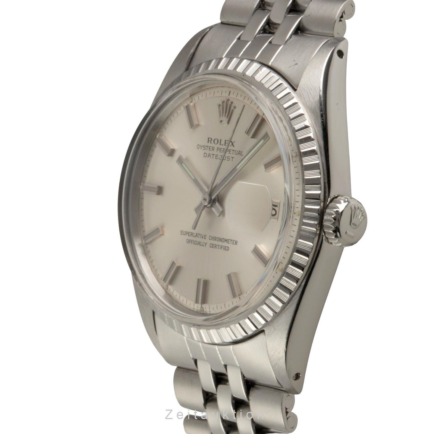 Rolex Datejust 1603 (1971) - Silver dial 36 mm Steel case (5/8)