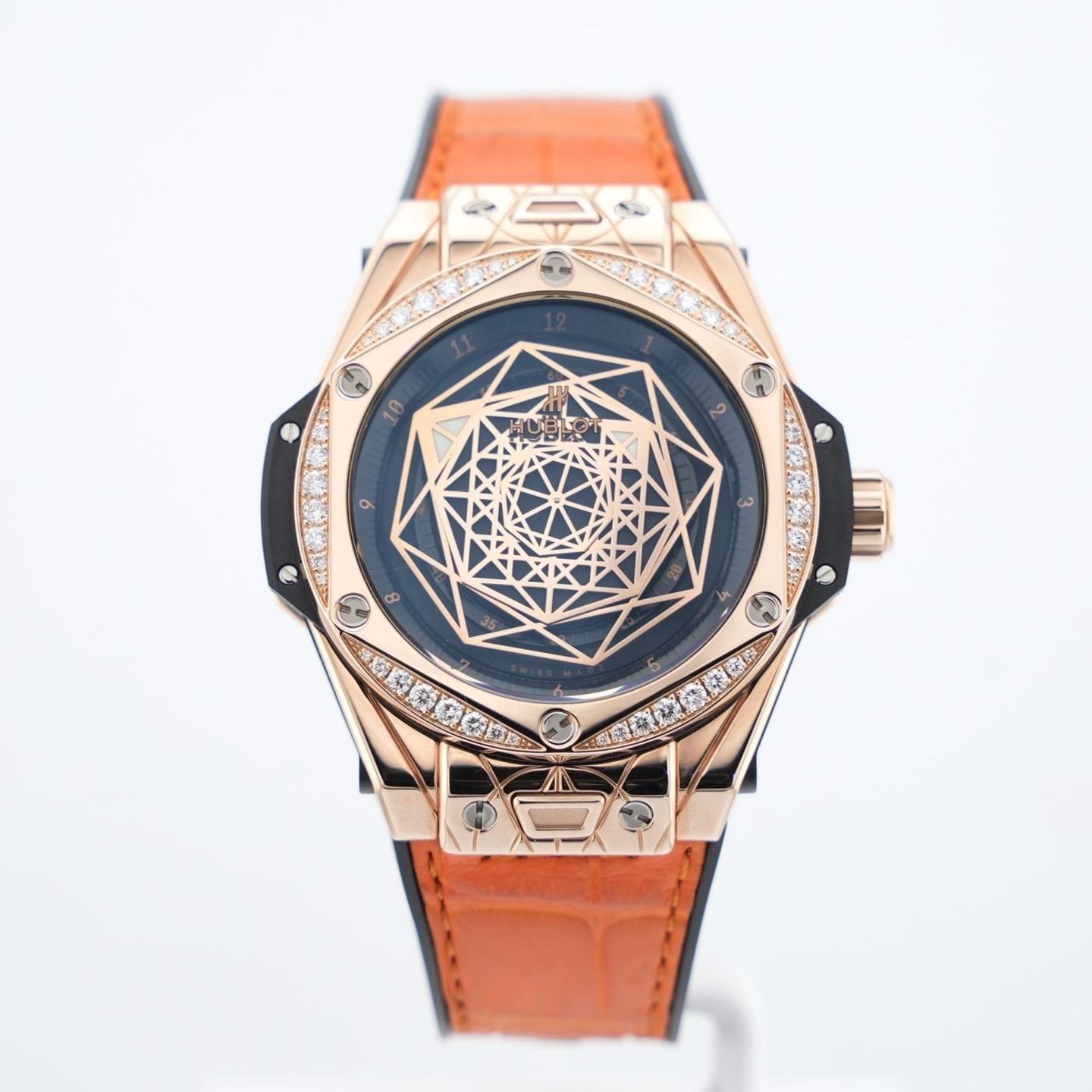 Hublot Big Bang Sang Bleu 465.OS.1118.VR.1204.MXM17 (2019) - Zwart wijzerplaat 39mm Roségoud (1/2)