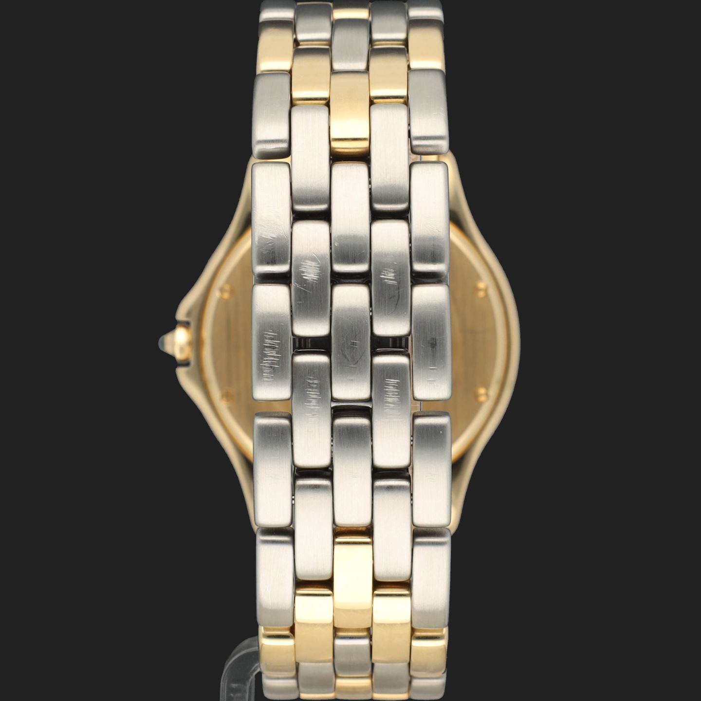 Cartier Cougar 116000R (2007) - Wit wijzerplaat 33mm Geelgoud (6/8)