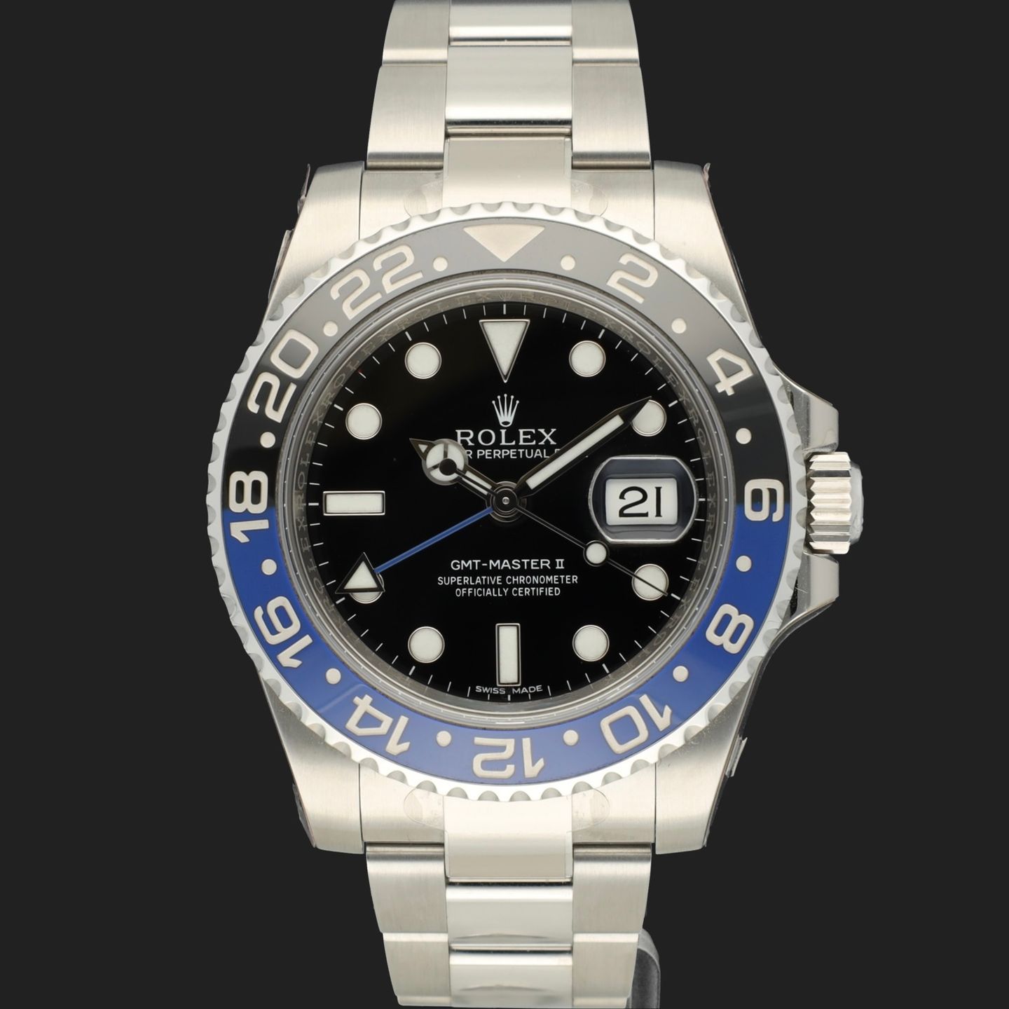 Rolex GMT-Master II 116710BLNR (2013) - Black dial 40 mm Steel case (2/8)