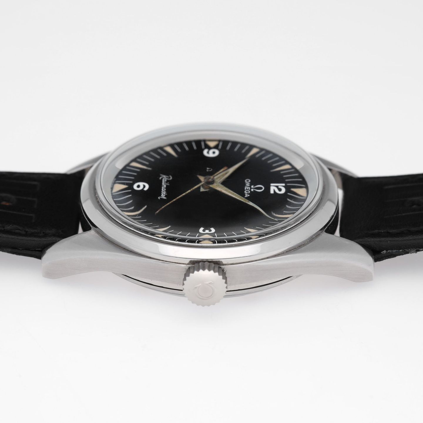 Omega Vintage 135004-63 (1963) - White dial 38 mm Steel case (6/8)
