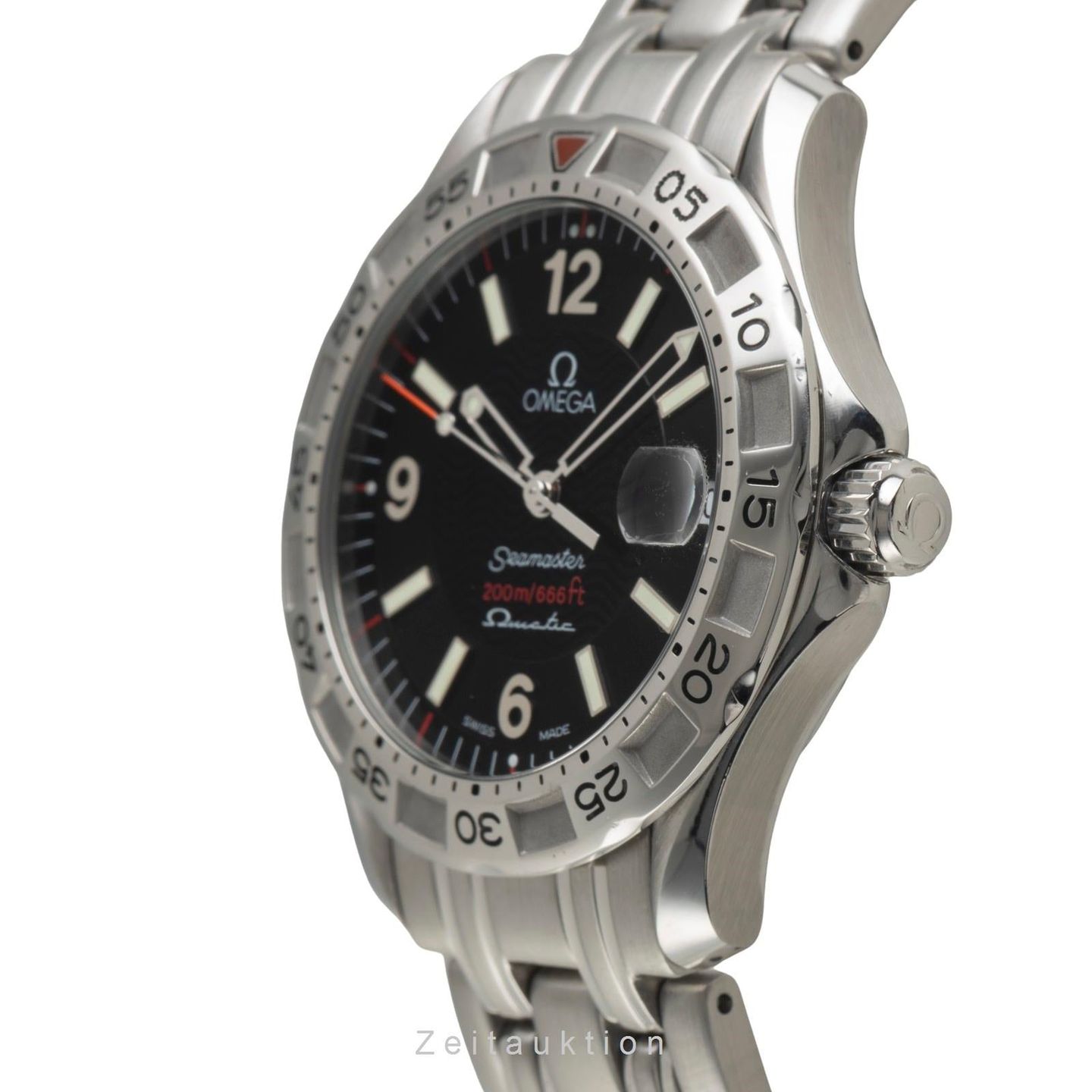 Omega Seamaster 2516.50.00 (1999) - Zwart wijzerplaat 37mm Staal (5/8)