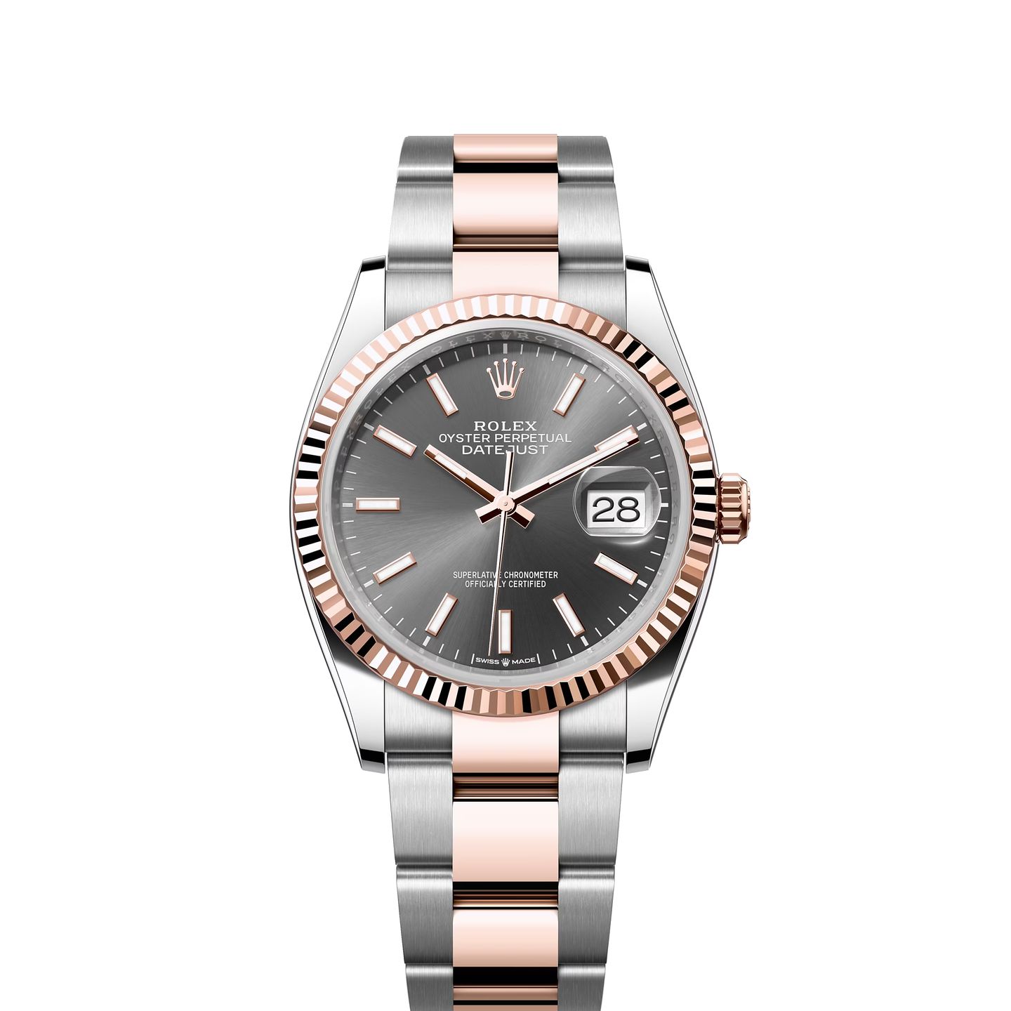 Rolex Datejust 36 126231 (2024) - Grijs wijzerplaat 36mm Staal (1/1)