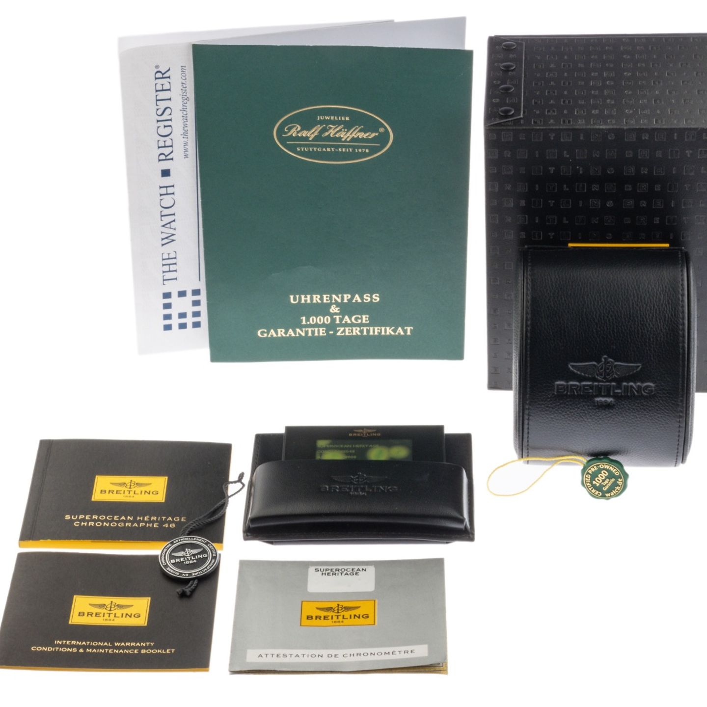 Breitling Superocean Heritage Chronograph A1332024/B908 (2014) - Black dial 46 mm Steel case (2/8)