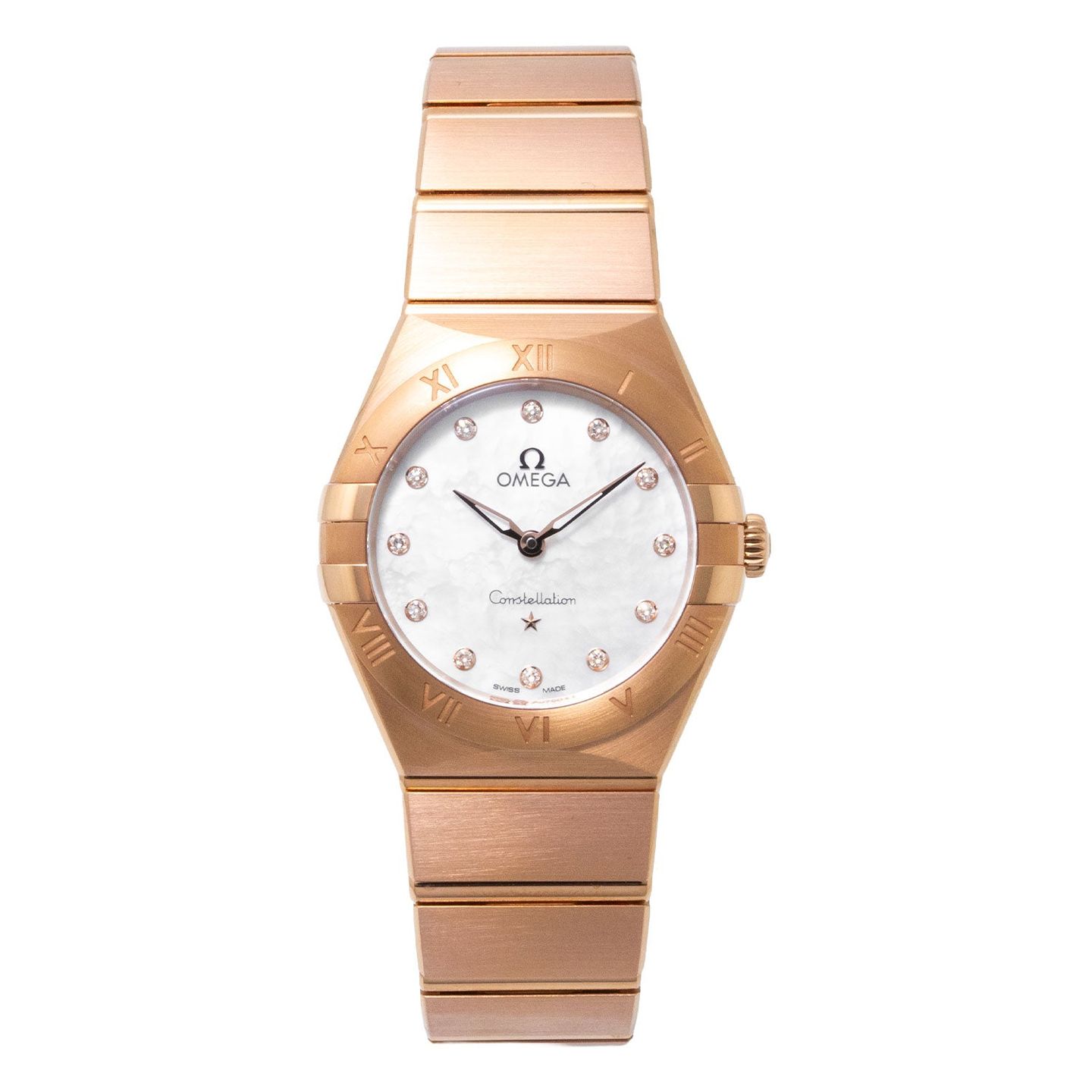 Omega Constellation Quartz 131.50.28.60.55.001 (2025) - Pearl dial 28 mm Rose Gold case (1/7)