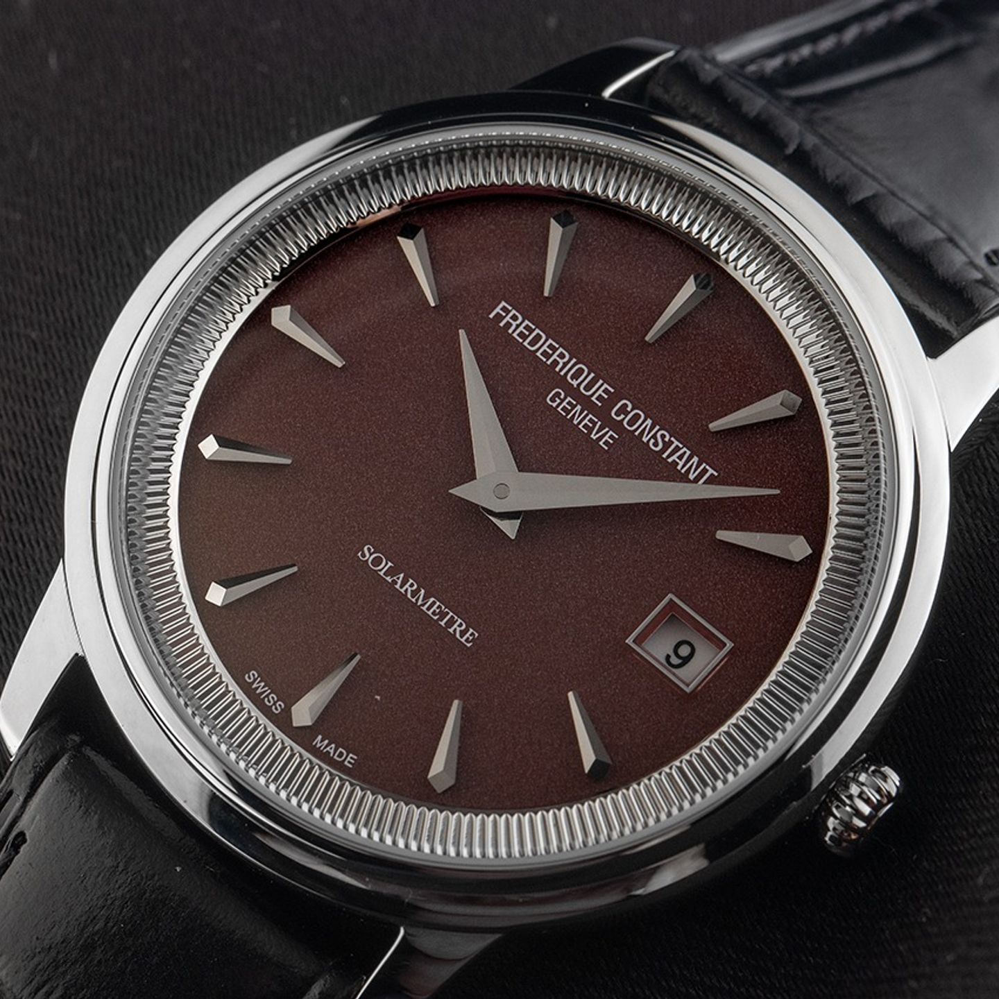 Frederique Constant Slimline FC-702SD3SD6 (Onbekend (willekeurig serienummer)) - Zilver wijzerplaat 39mm Staal (3/8)