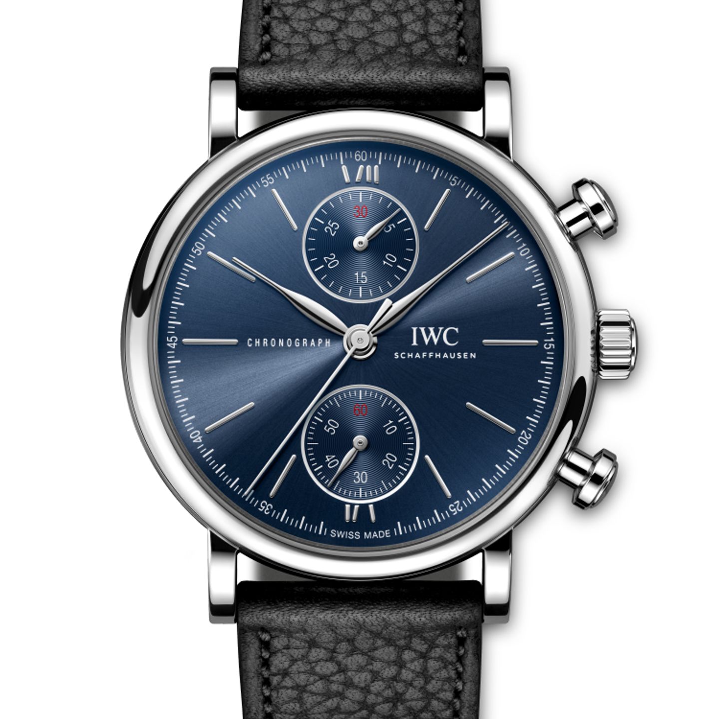 IWC Portofino Chronograph IW391408 (2024) - Blauw wijzerplaat 39mm Staal (1/1)