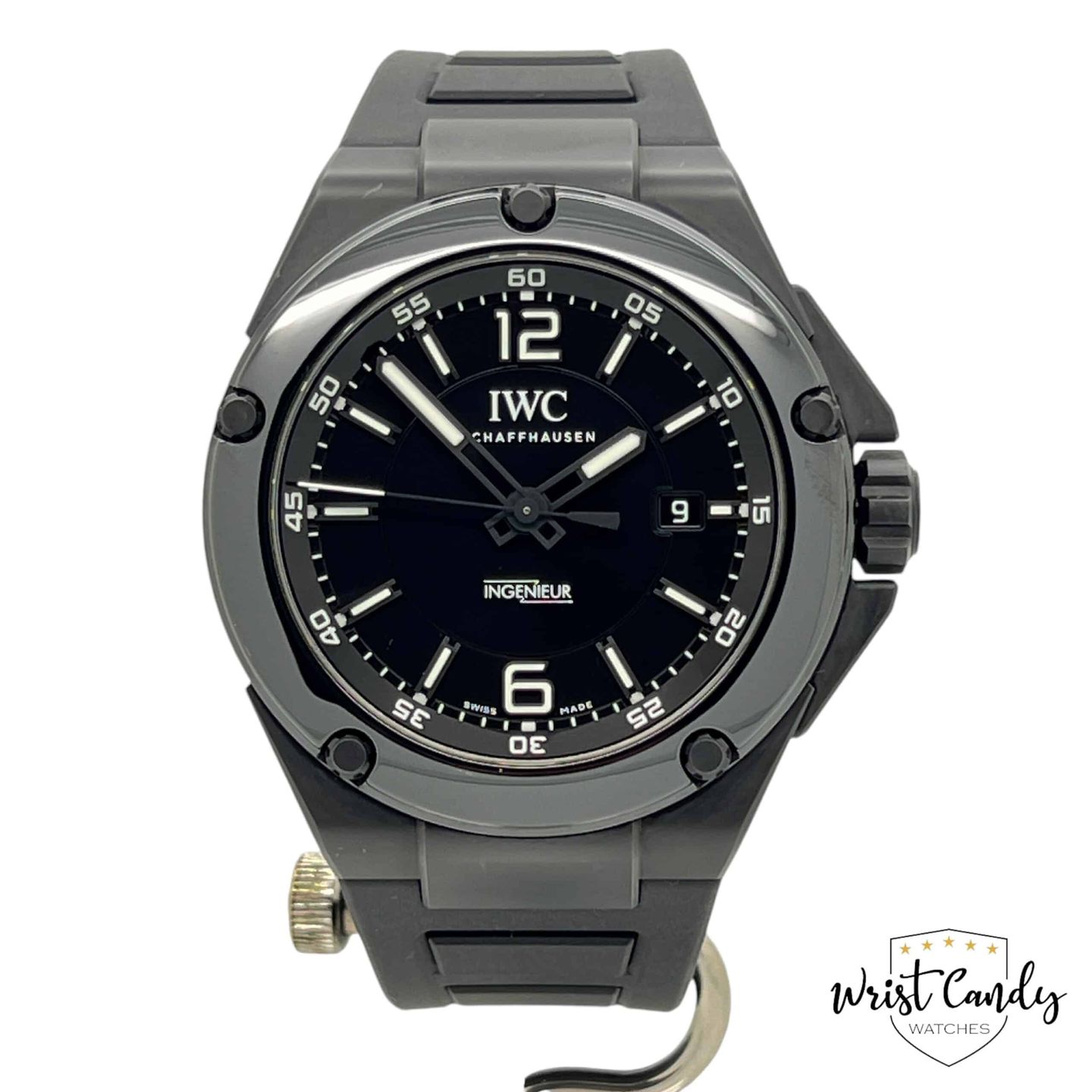 IWC Ingenieur AMG IW322503 (2014) - Black dial 46 mm Ceramic case (4/8)