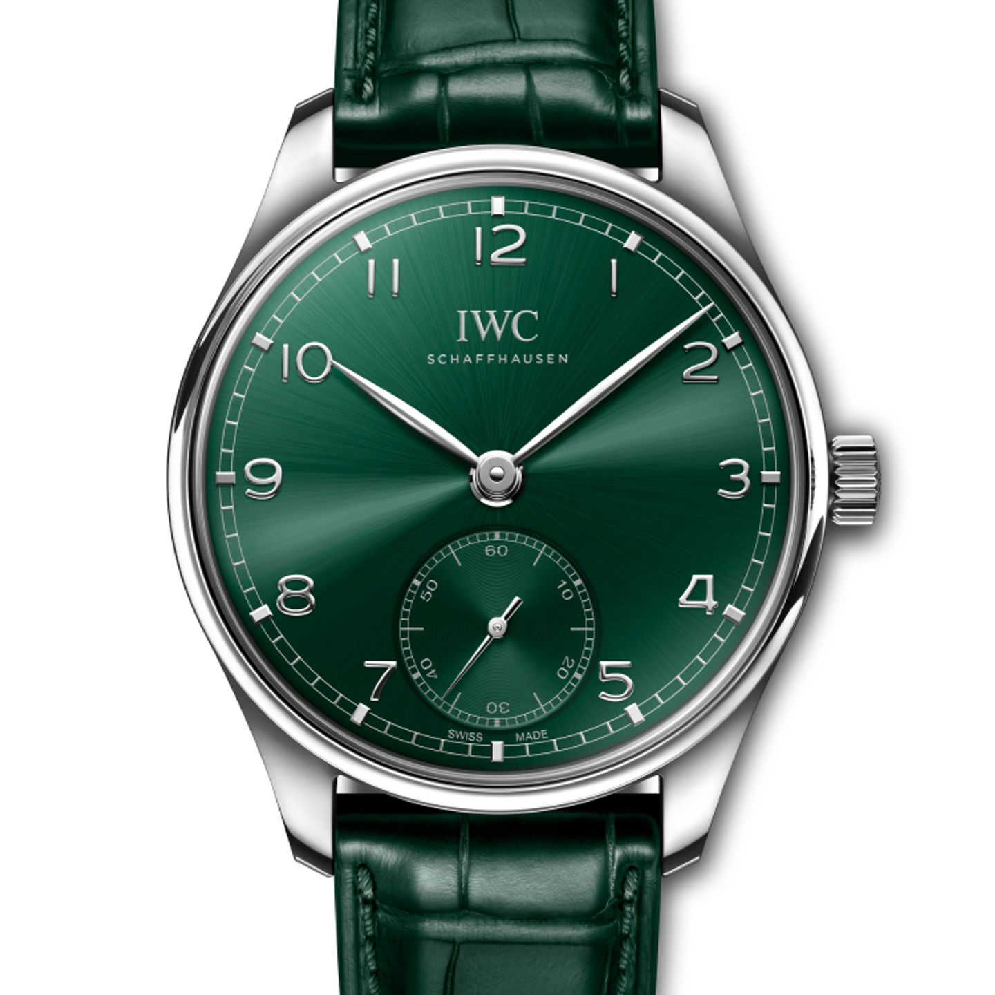 IWC Portuguese Automatic IW358310 (2024) - Groen wijzerplaat 40mm Staal (1/1)