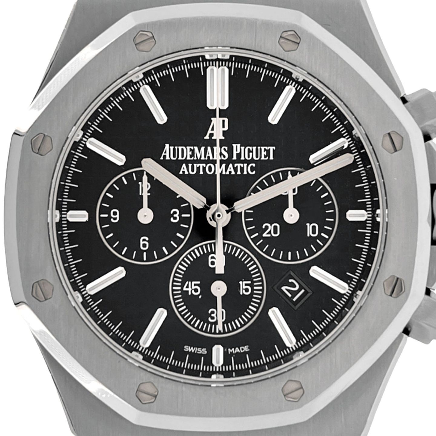 Audemars Piguet Royal Oak Chronograph 26320ST.OO.1220ST.01 (2016) - Zwart wijzerplaat 41mm Staal (2/4)