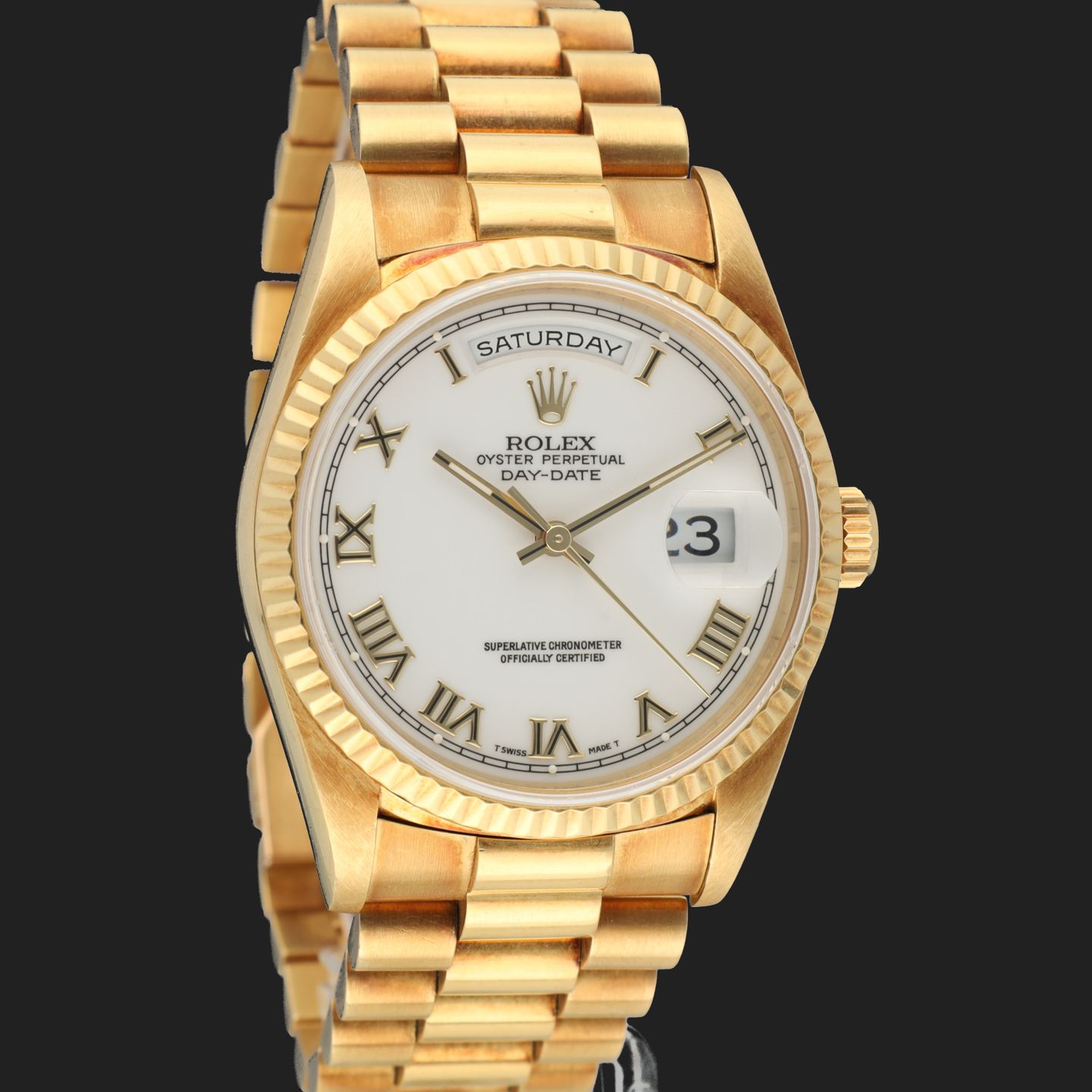 Rolex Day-Date 36 118238 (1996) - 36 mm Yellow Gold case (4/7)