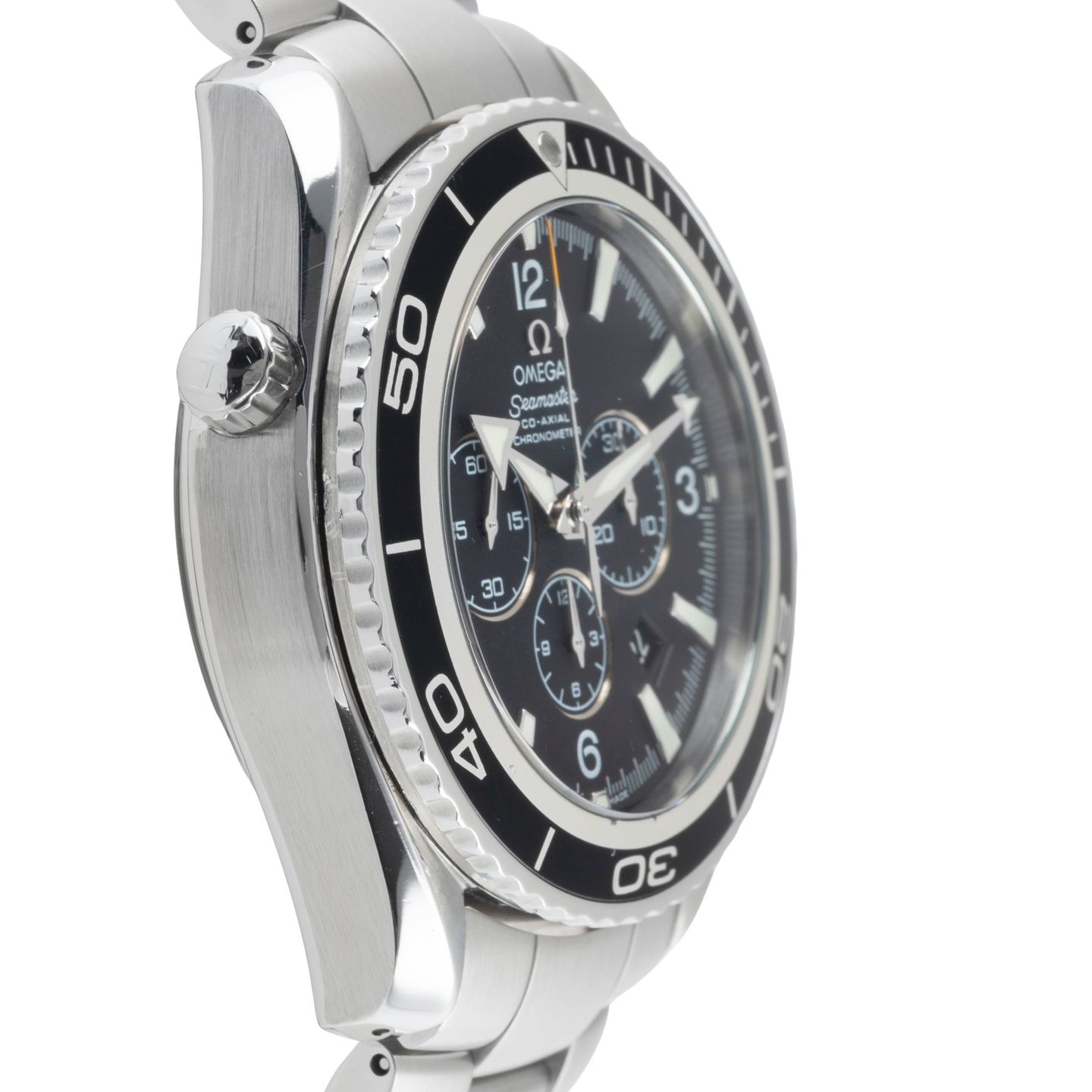 Omega Seamaster Planet Ocean Chronograph 2210.50.00 (Unknown (random serial)) - Black dial 46 mm Steel case (7/8)