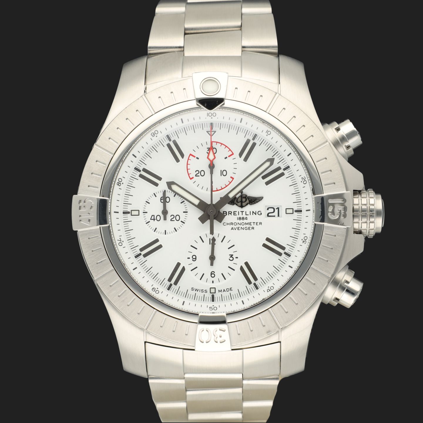 Breitling Super Avenger A13375 (2023) - 48mm Staal (2/8)