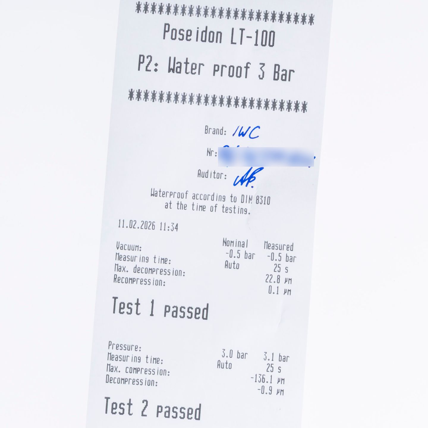 IWC Portofino Hand-Wound IW544801 (2010) - Zwart wijzerplaat 46mm Staal (5/8)