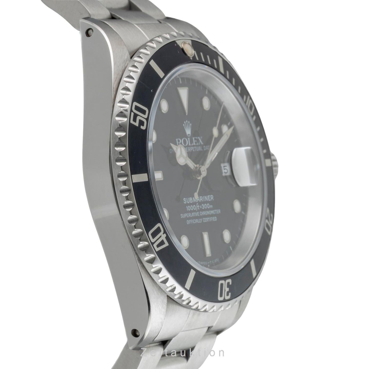 Rolex Submariner Date 16610 (1991) - Black dial 40 mm Steel case (6/8)