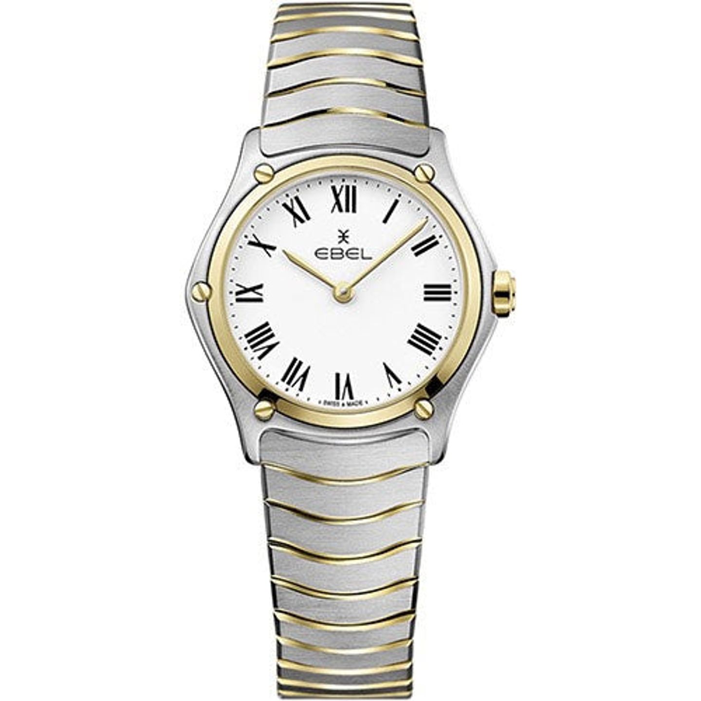 Ebel Sport 1216387A (2024) - White dial 30 mm Gold/Steel case (1/1)