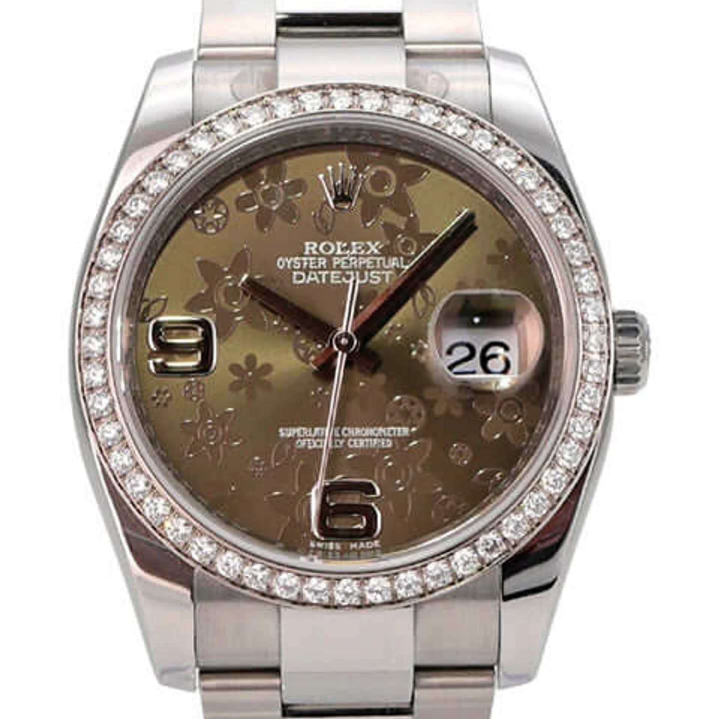 Rolex Datejust 36 116244 (Unknown (random serial)) - Bronze dial 36 mm Steel case (1/8)