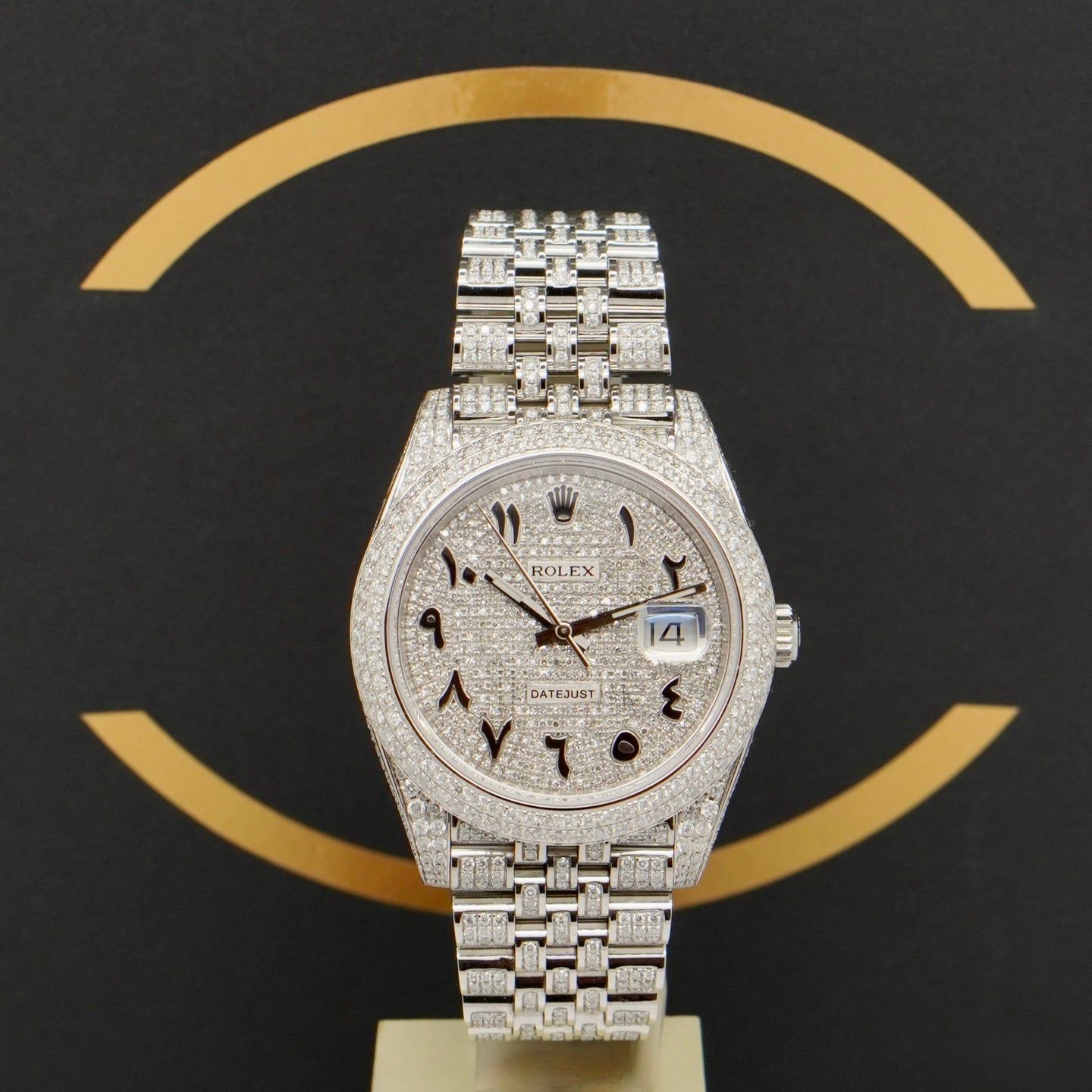 Rolex Datejust 41 126300 (2024) - Diamant wijzerplaat 41mm Staal (1/7)