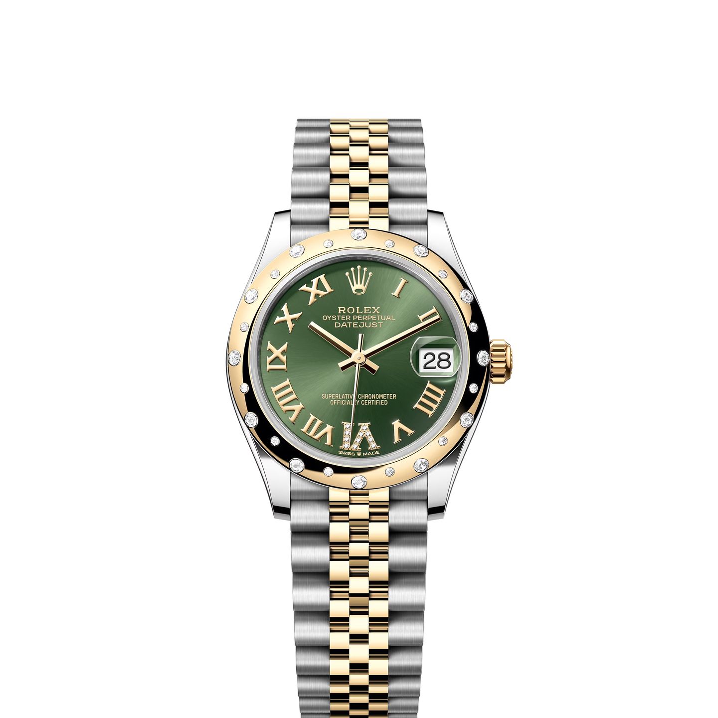 Rolex Datejust 31 278343RBR (2024) - Groen wijzerplaat 31mm Staal (1/1)