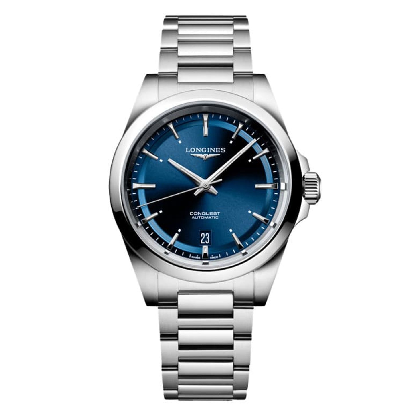 Longines Conquest L3.720.4.92.6 (2024) - Blauw wijzerplaat 38mm Staal (1/1)