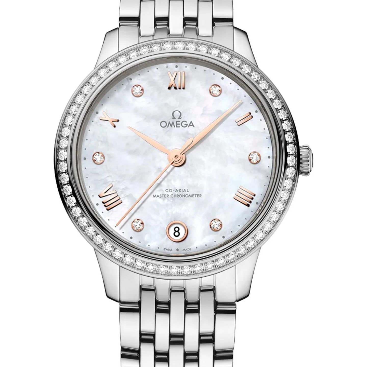 Omega De Ville Prestige 434.15.34.20.55.001 (2026) - Wit wijzerplaat 34mm Staal (1/1)