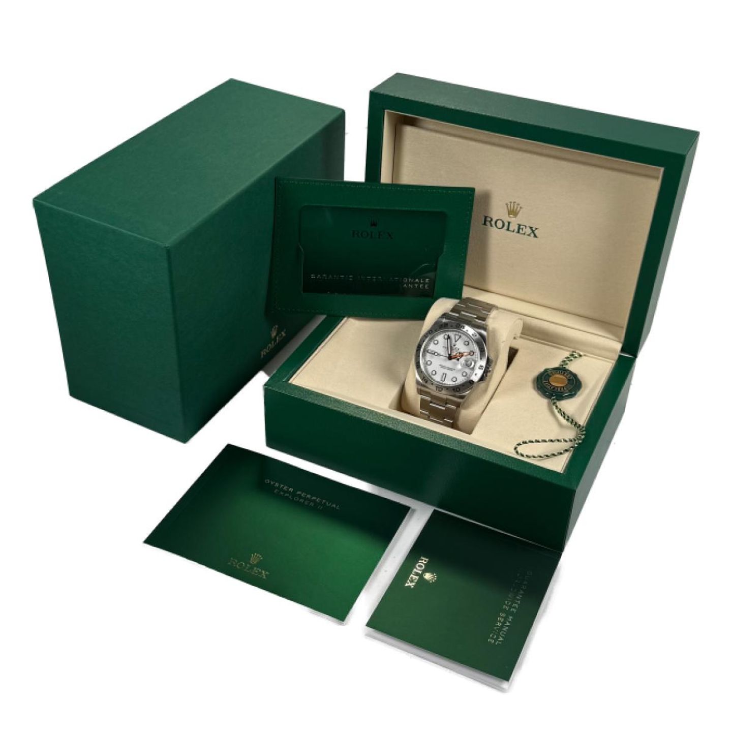 Rolex Explorer II 226570 (2025) - Wit wijzerplaat 42mm Staal (2/5)