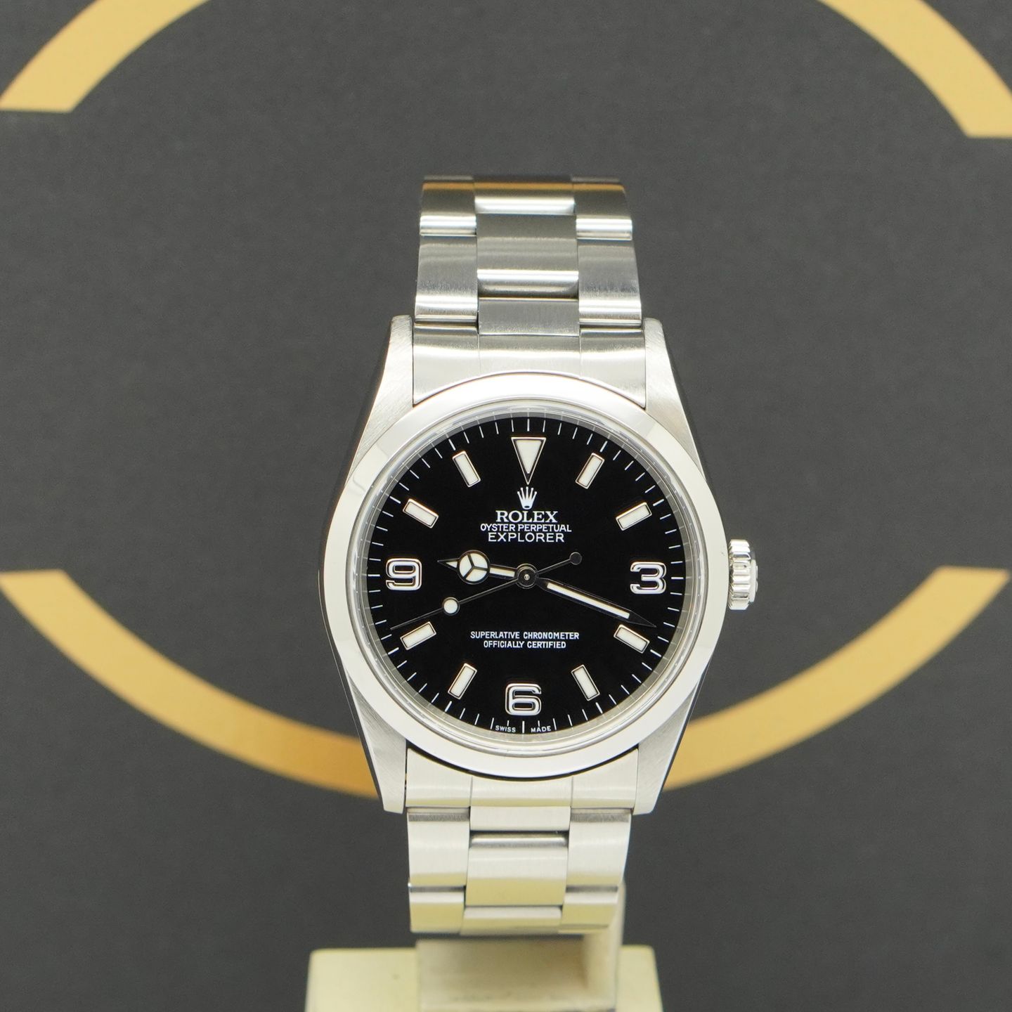 Rolex Explorer 14270 (1999) - Black dial 36 mm Steel case (1/7)