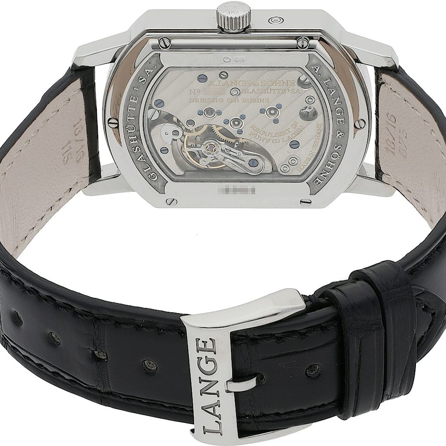 A. Lange & Söhne Unknown 812.029 (2001) - Blue dial 38 mm White Gold case (5/5)